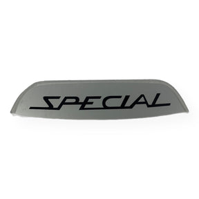 Lambretta Li Series 3 Special Rear Frame Badge Insert - Special - Black/Silver