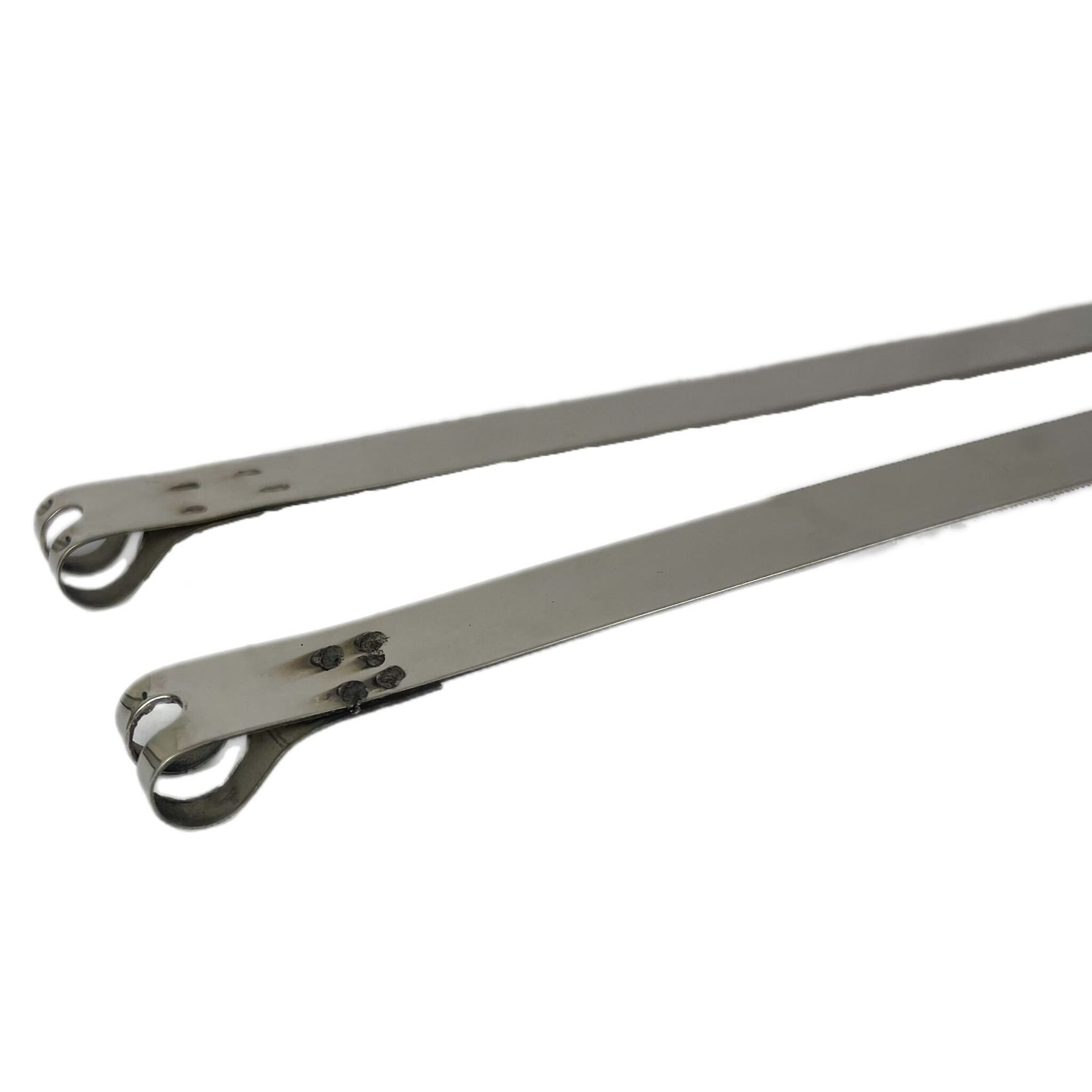 Lambretta S1-3 Li GP SX TV Petrol Tank Strap And Trunnions kit - Polished Stainless Steel