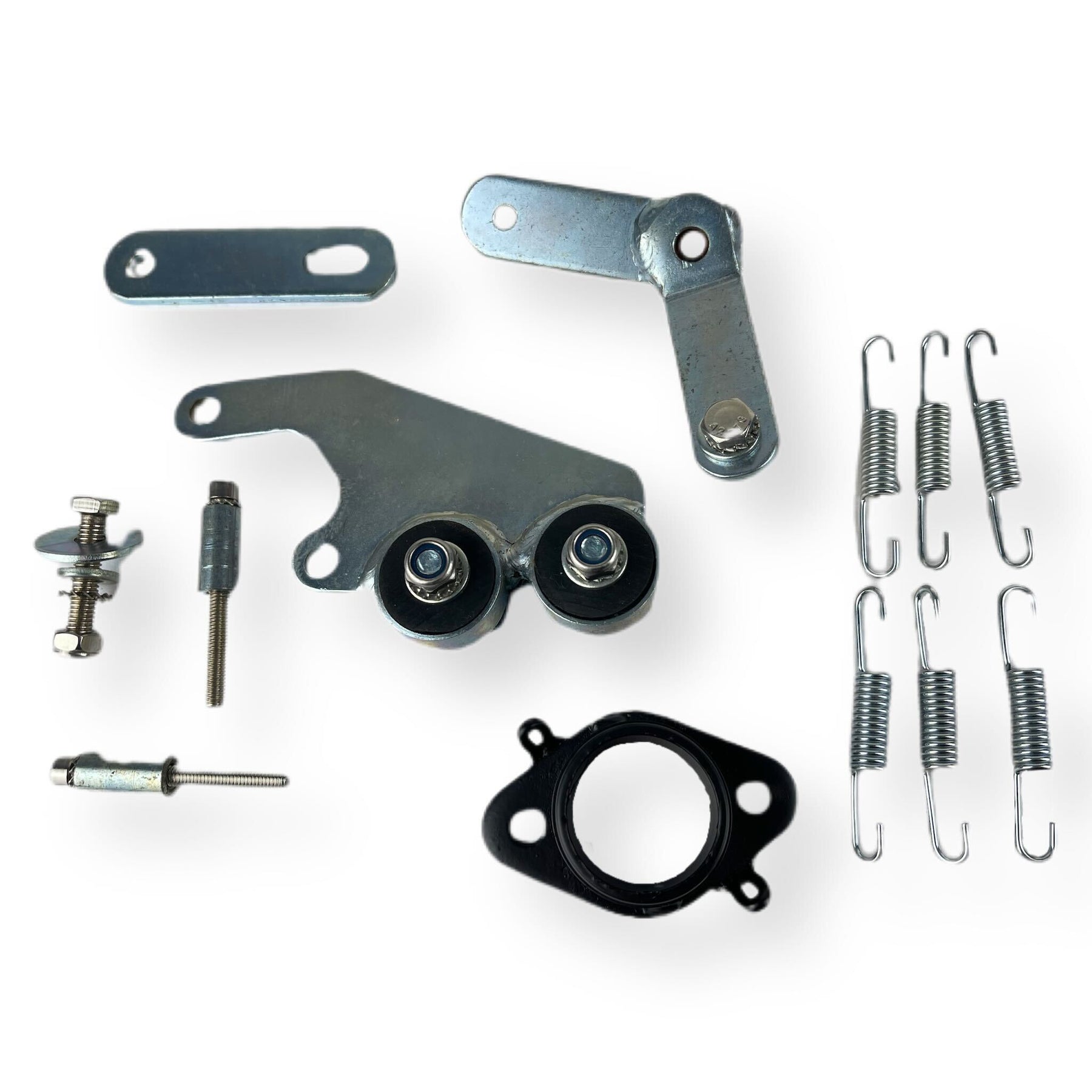 Lambretta S3 Li GP SX TV Taffy Style Expansion Exhaust - Black Powder Coated
