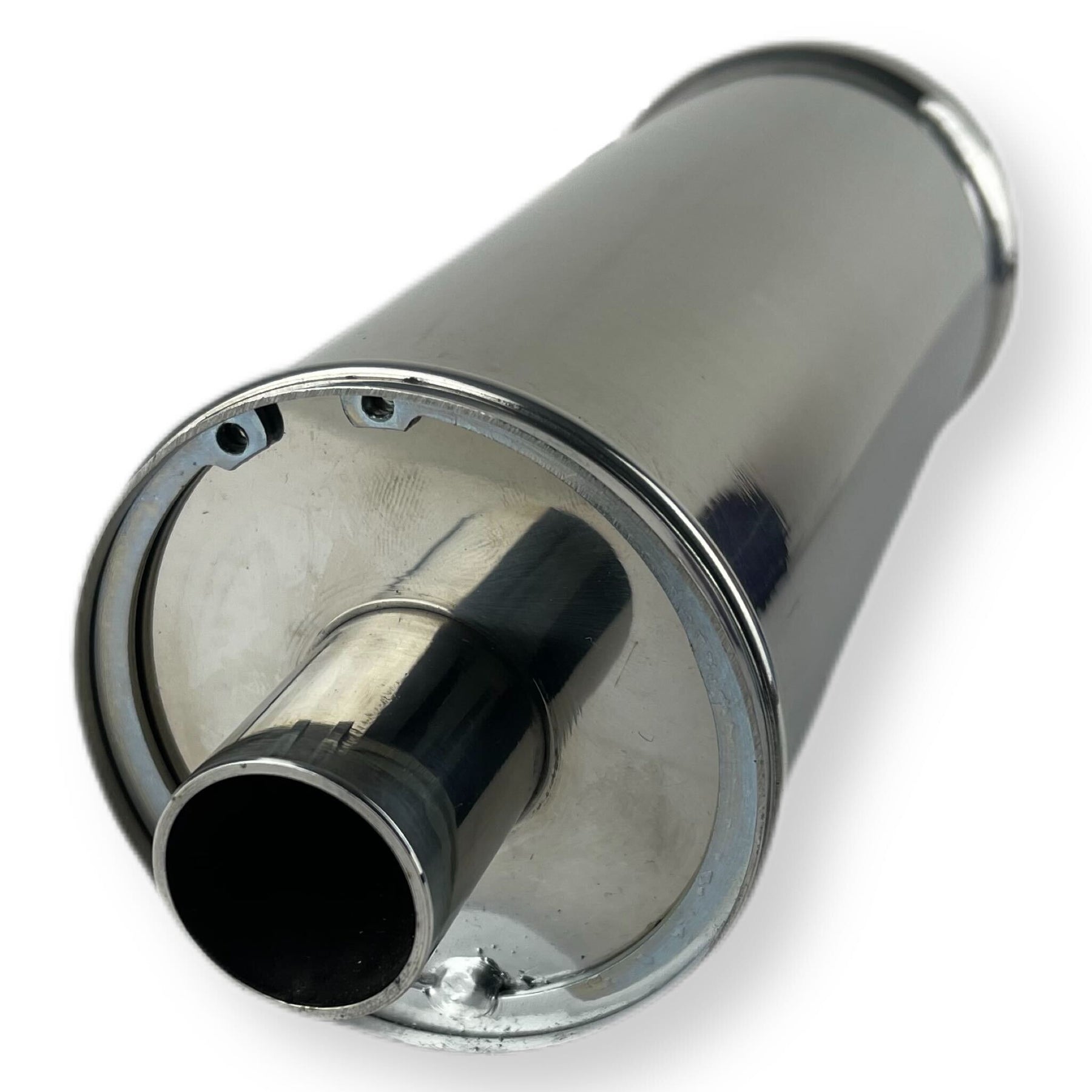 Lambretta S3 Li GP SX TV Taffy Style Expansion Exhaust - Black Powder Coated