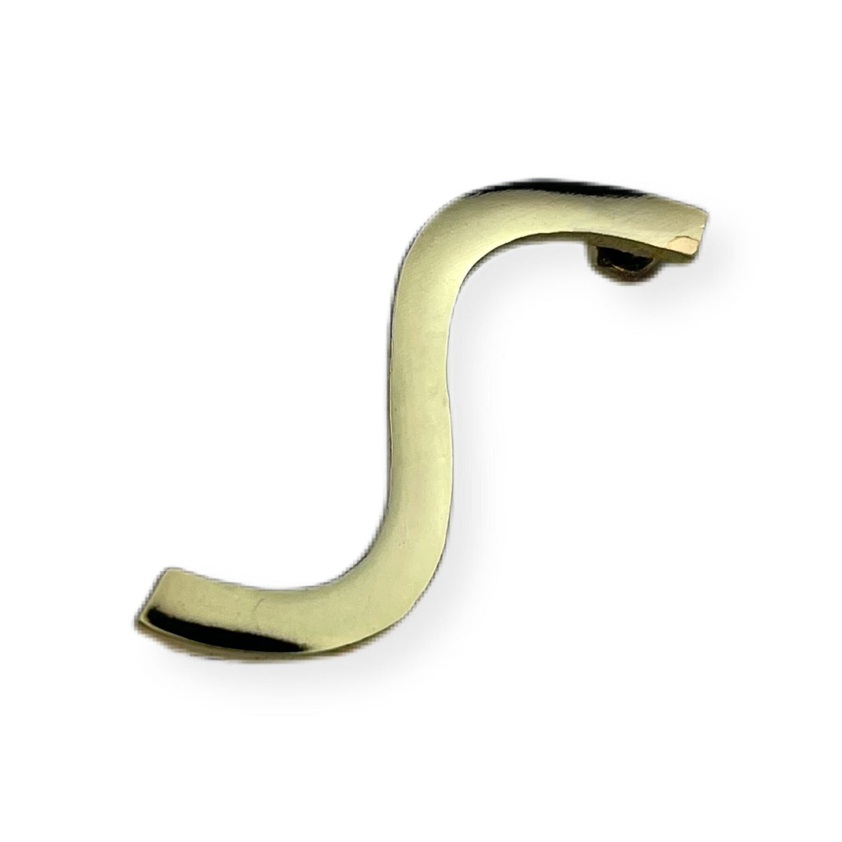 Lambretta S Type Legshield / Side Panel Badge - Gold Chrome