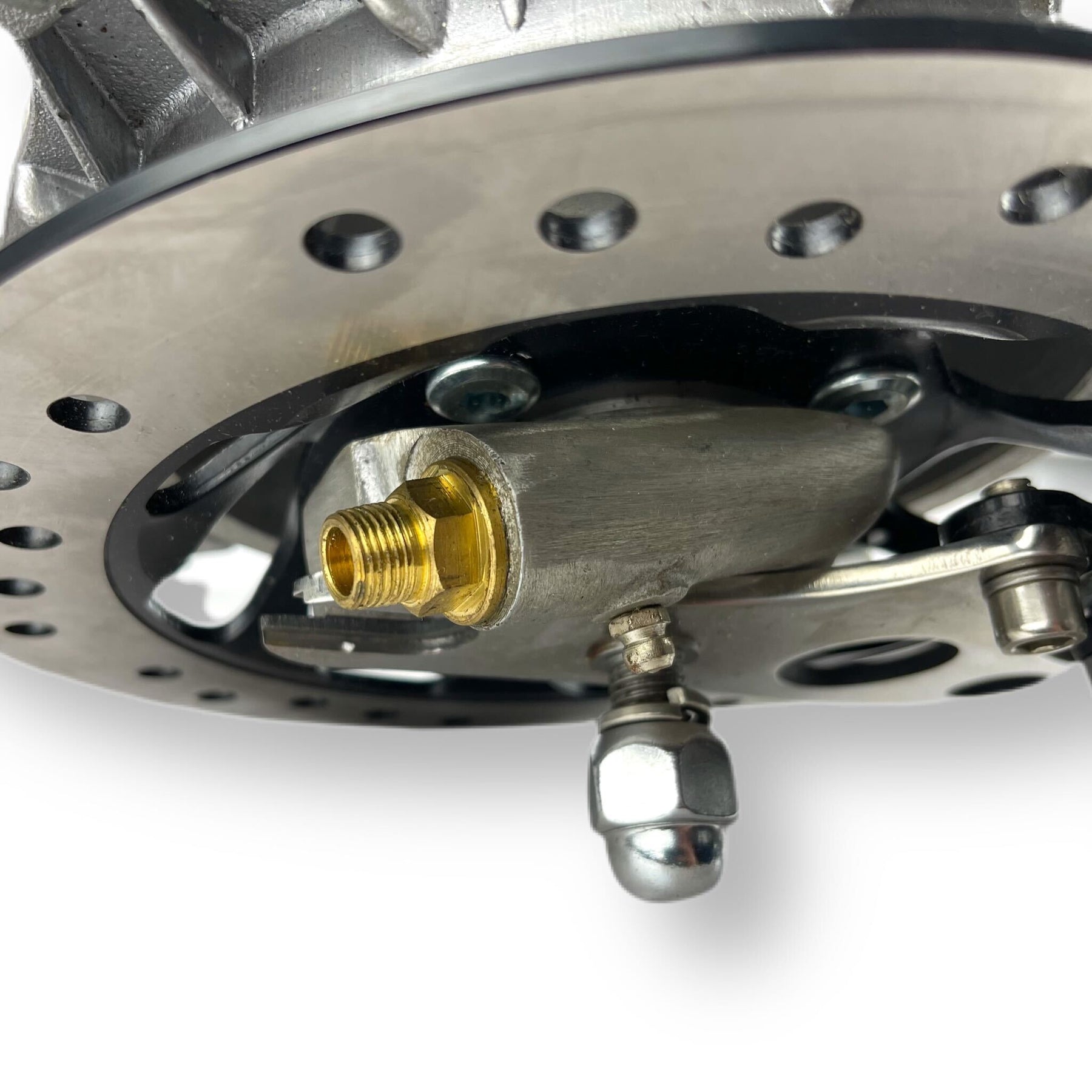 Lambretta Series 1 2 3 GP LI SX TV Upgraded Best Quality Billeted Outboard Front Disc Brake with Billet
