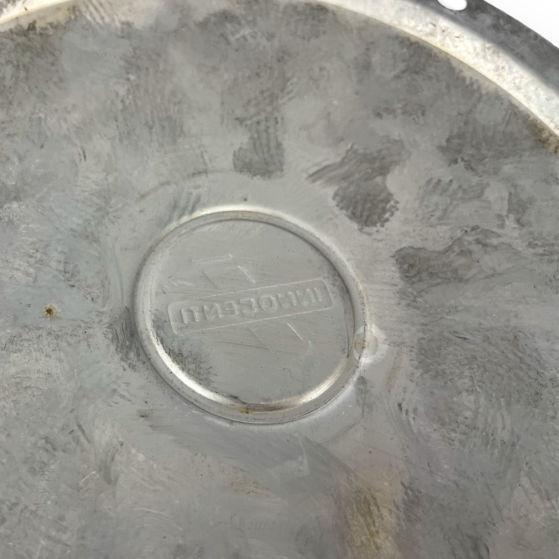 Lambretta Series 1 2 3 GP Li SX TV Innocenti Spare Wheel Cover Insert - Polished Stainless Steel
