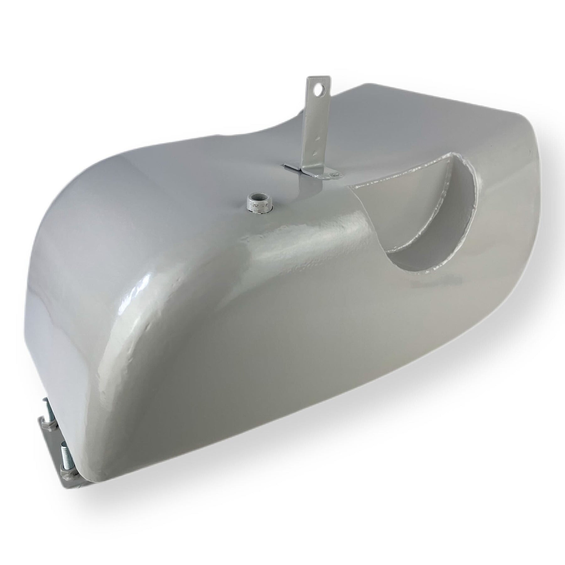 Lambretta Series 1 2 3 GP Li SX TV Long Range Bolt In 16.5 Litre Stainless Steel Petrol Tank - Powder Coated Finish