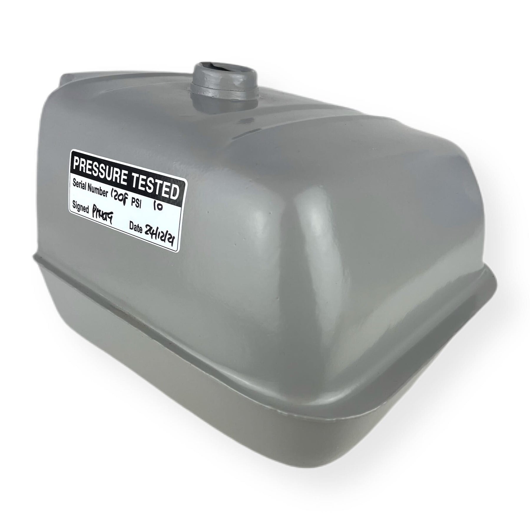 Lambretta Series 1 2 3 GP Li SX TV TS1 RB Cut Out Mid Range 12.5 Litre Petrol Tank With Right Side Cut