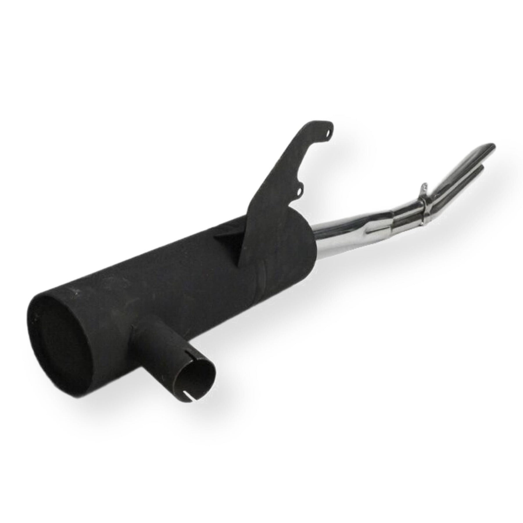 Lambretta Series 1 2 3 Li GP SX TV 60s Replica Twin Pipe Exhaust - Black and Chrome
