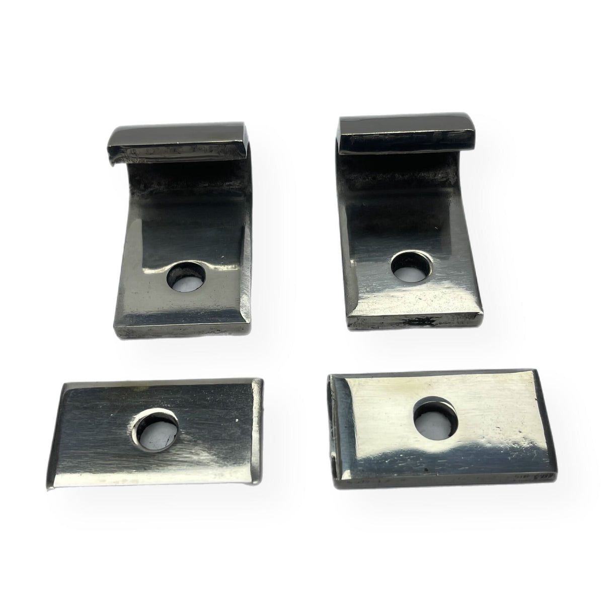 Lambretta Series 1 2 3 Li GP SX TV Centre Stand Mounting Bracket Kit - Polished Stainless