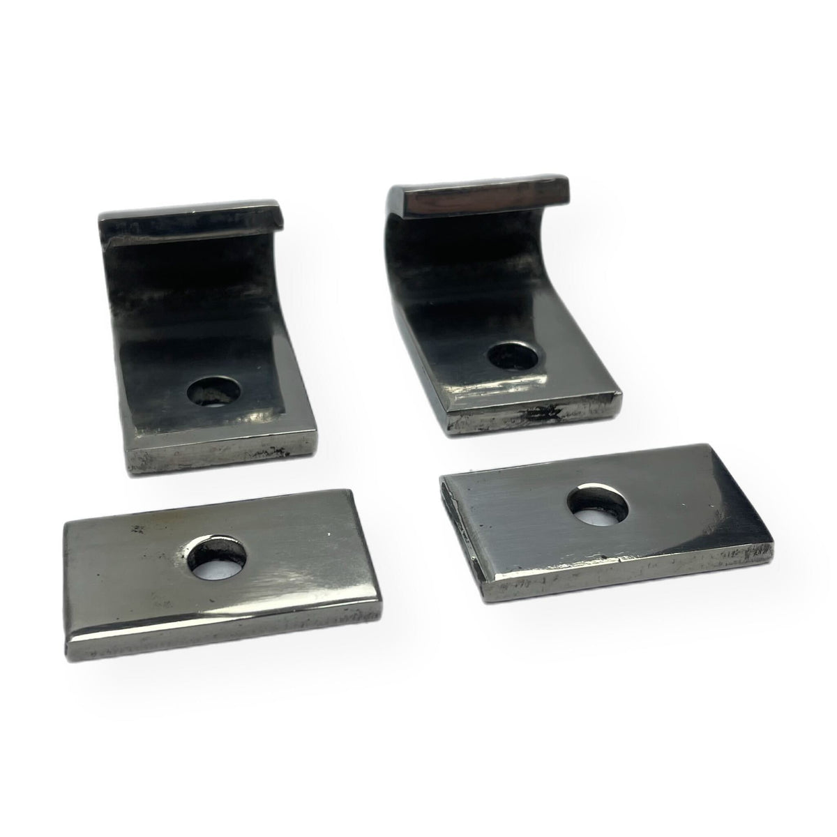 Lambretta Series 1 2 3 Li GP SX TV Centre Stand Mounting Bracket Kit - Polished Stainless