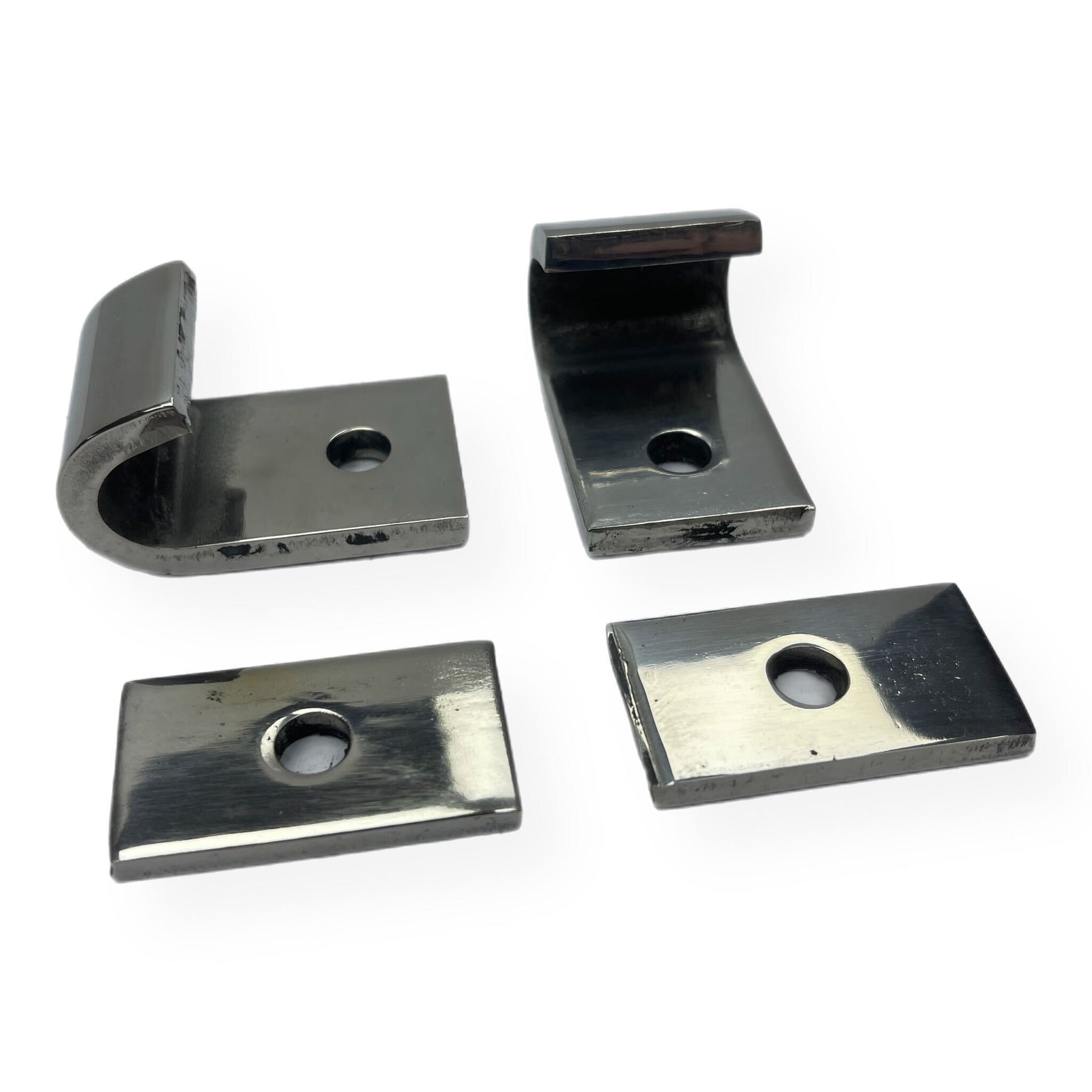 Lambretta Series 1 2 3 Li GP SX TV Centre Stand Mounting Bracket Kit - Polished Stainless