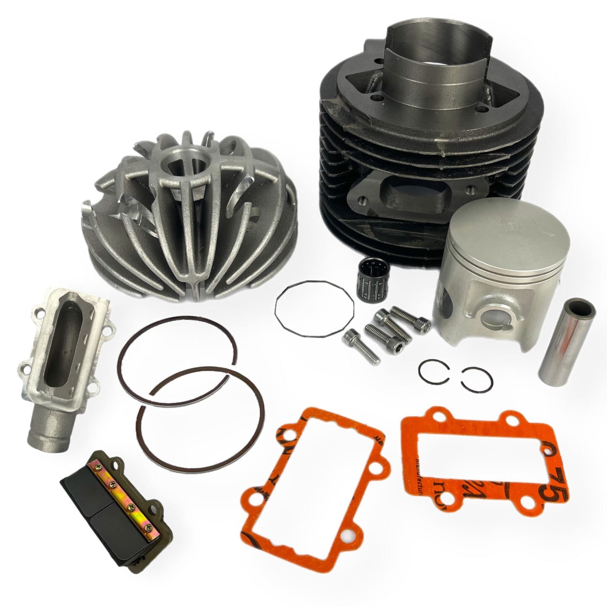 Lambretta Series 1 2 3 Li GP SX TV Gran Turismo GT 186 Cylinder Kit inc Intake Manifold & Reed Valve