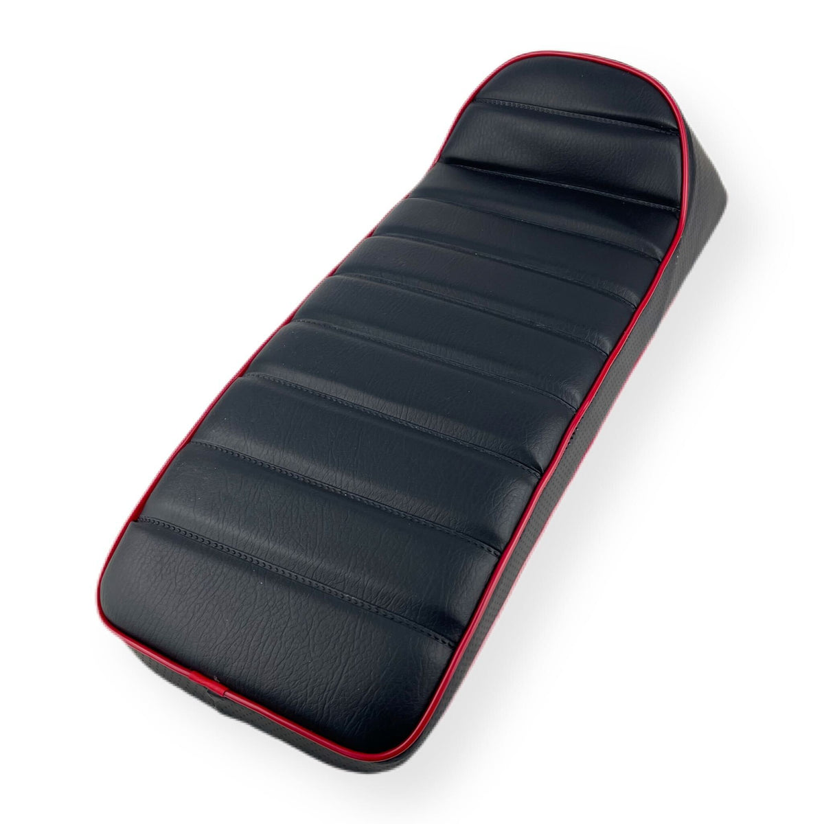 Lambretta Series 1 2 3 Li LiS GP DL SX TV Race Seat - Black with Red Piping