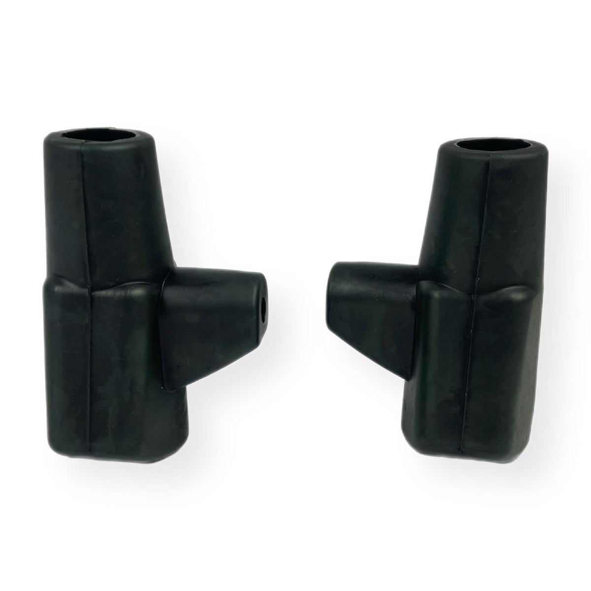 Lambretta Series 1 2 3 Li GP SX TV Rubber Centre Stand Feet & Stainless Steel Roll Pins - Black