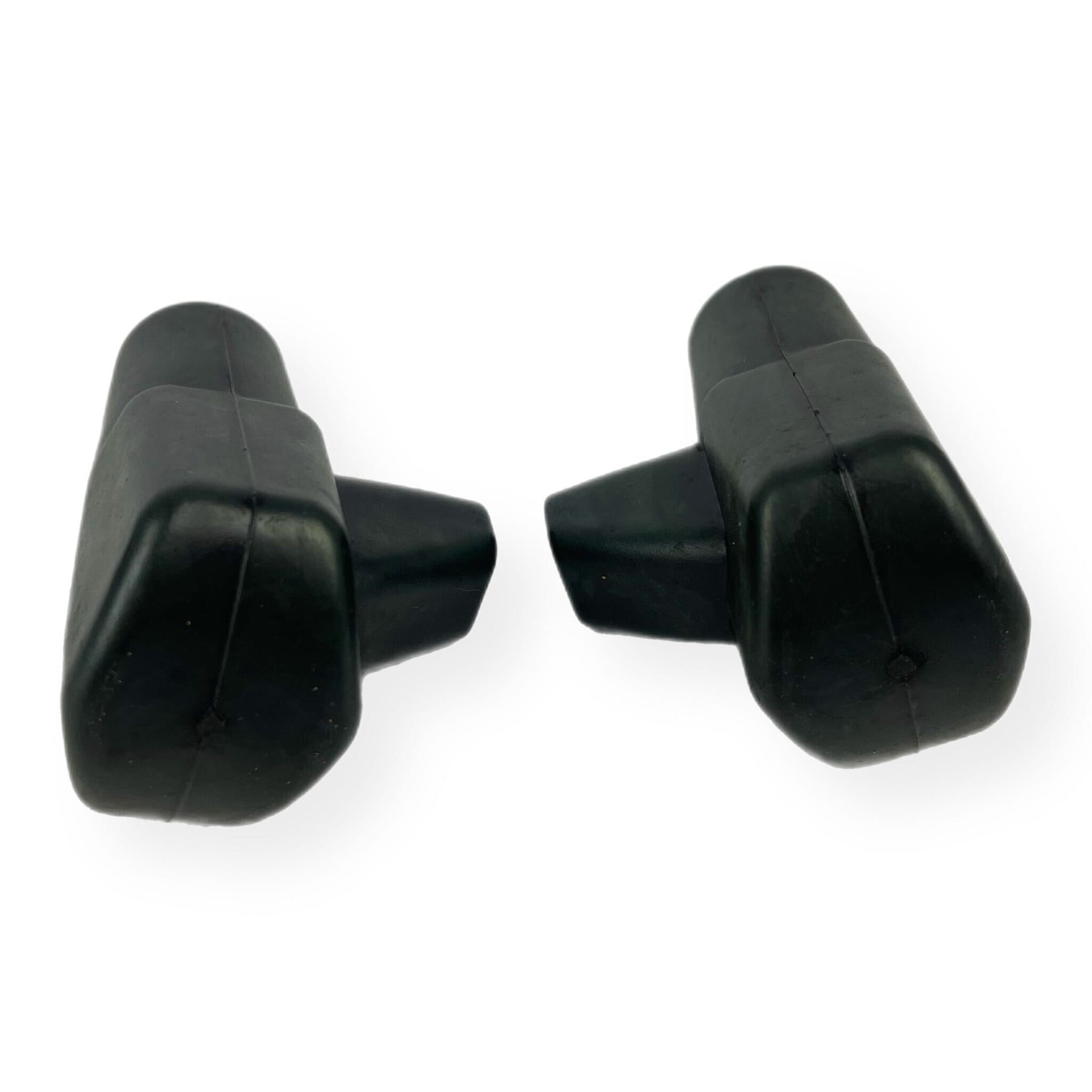 Lambretta Series 1 2 3 Li GP SX TV Rubber Centre Stand Feet & Stainless Steel Roll Pins - Black