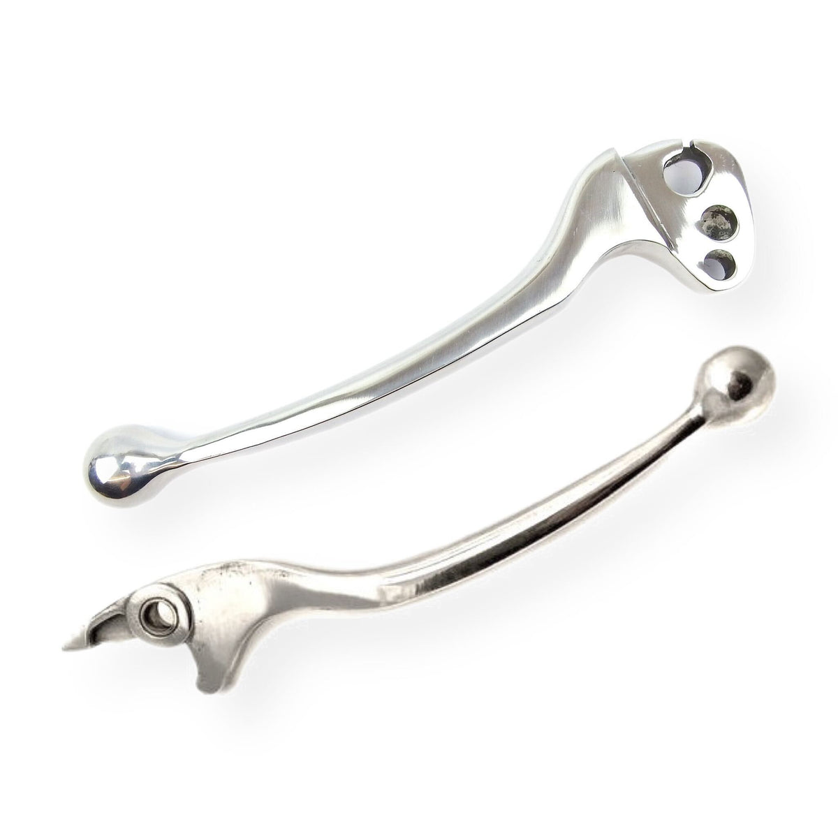 Lambretta Series 1 2 Li TV Nissin Hydraulic Front Brake & Matching Clutch Lever - Polished Alloy