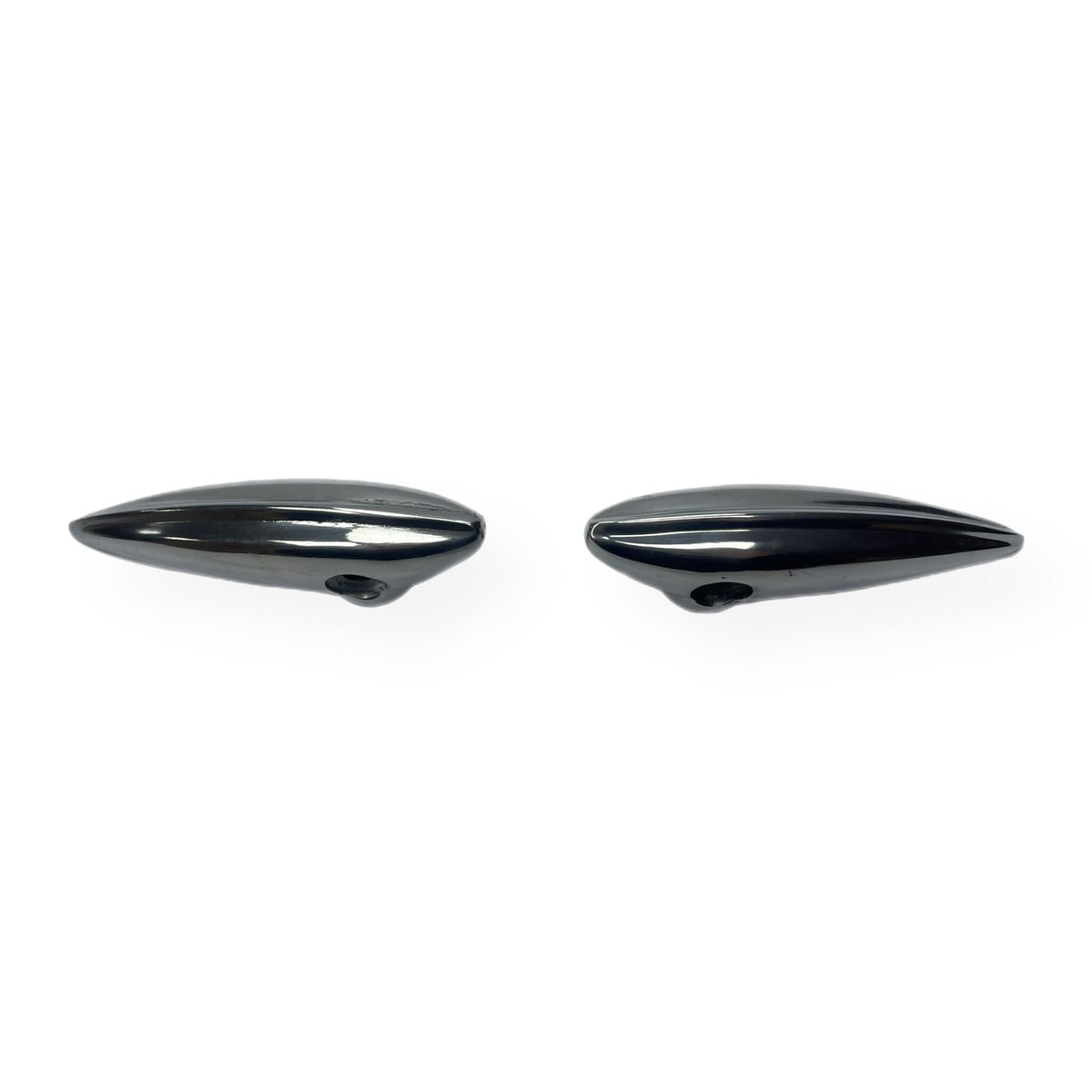 Lambretta Series 1 2 Li TV Side Panel Handles Pair - Polished Alloy