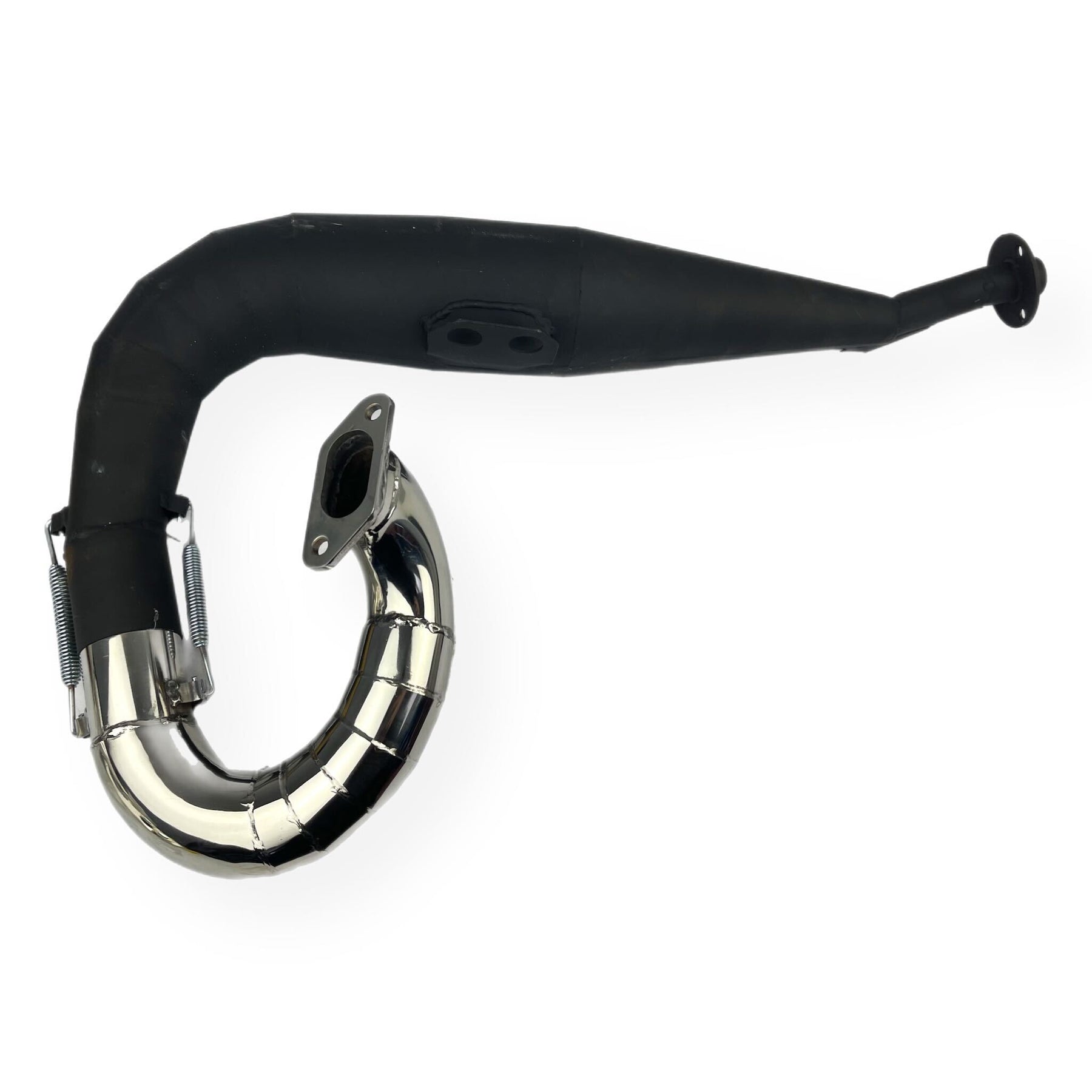 Lambretta Series 1 2 Li TV Sterling Expansion Performance Exhaust - Black