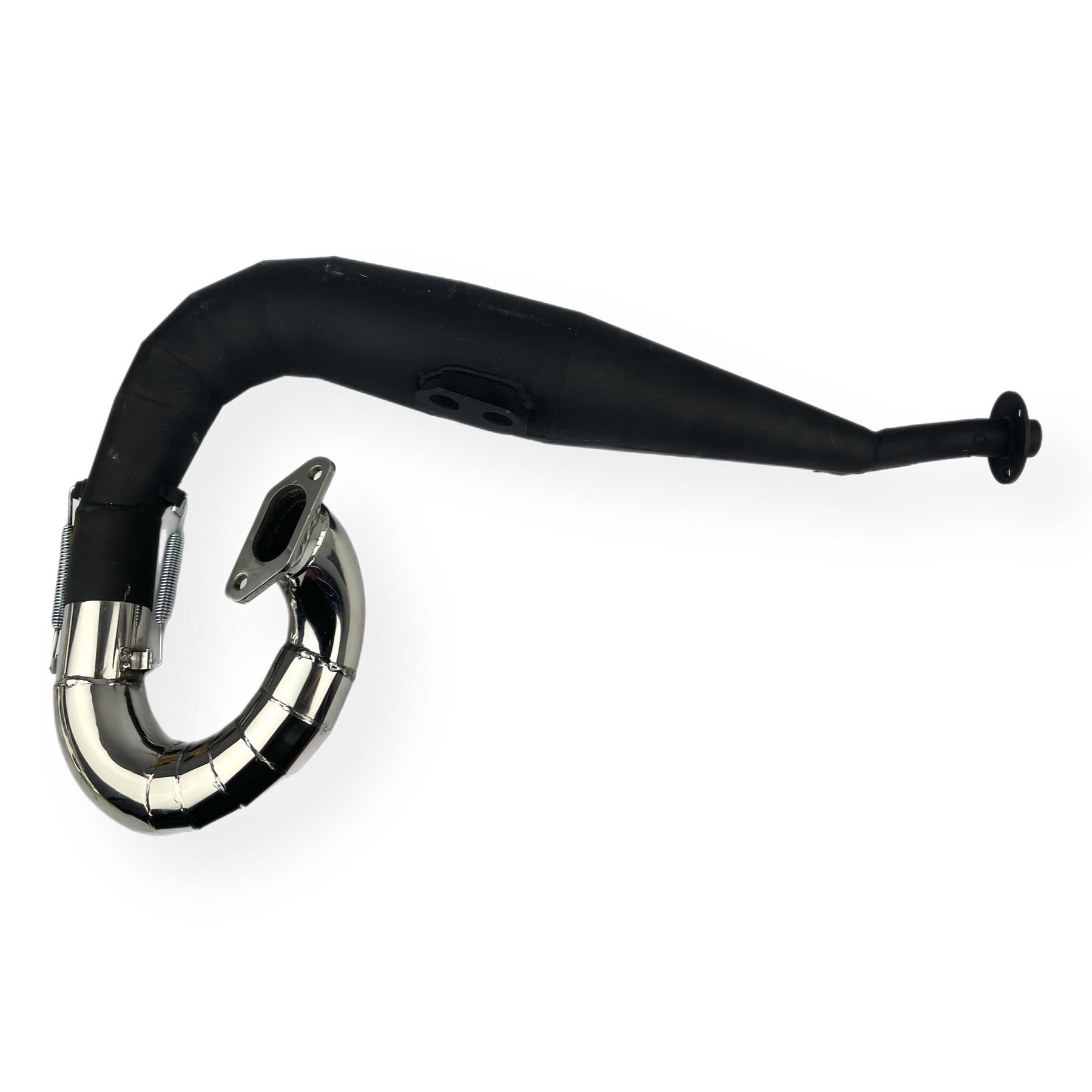 Lambretta Series 1 2 Li TV Sterling Expansion Performance Exhaust - Black