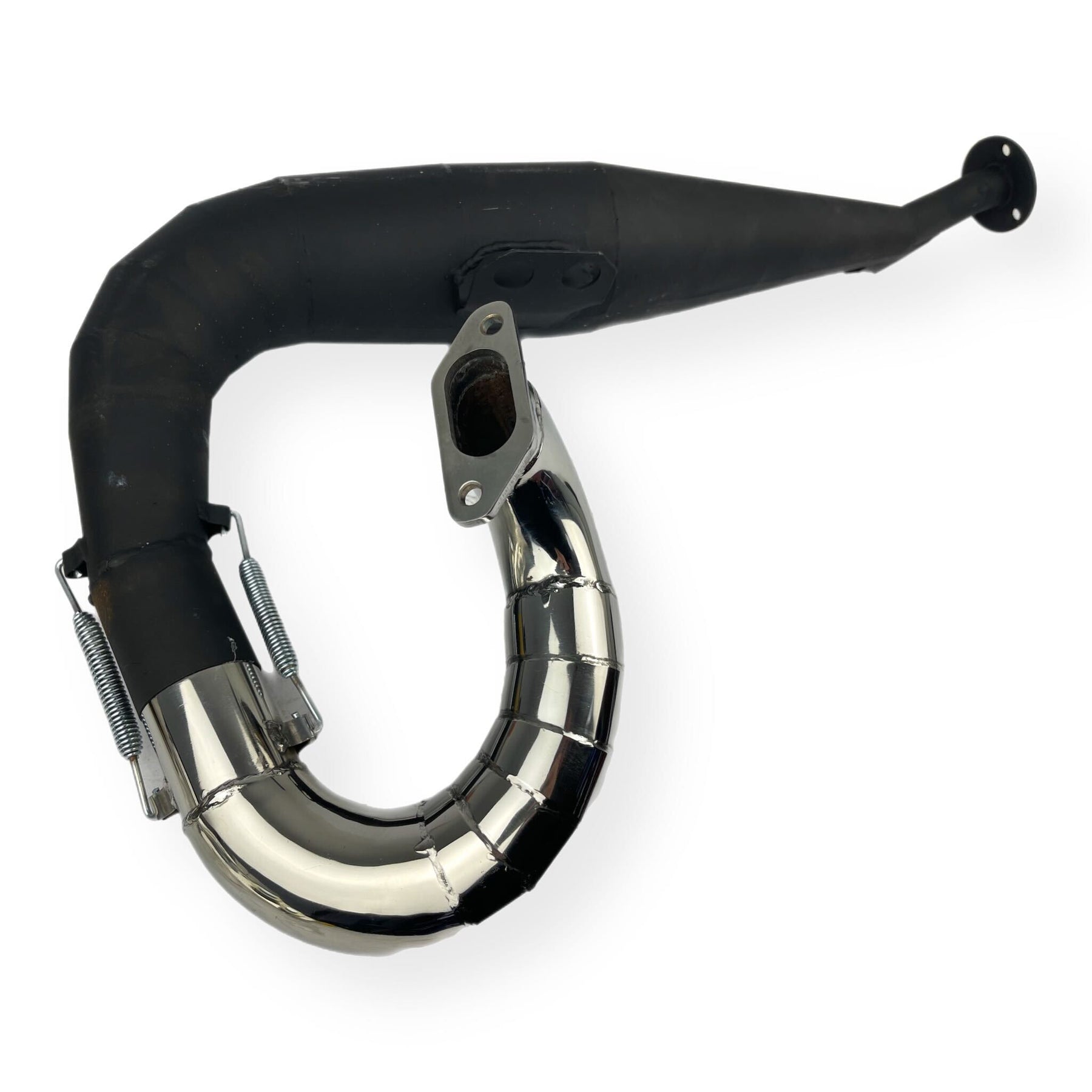 Lambretta Series 1 2 Li TV Sterling Expansion Performance Exhaust - Black