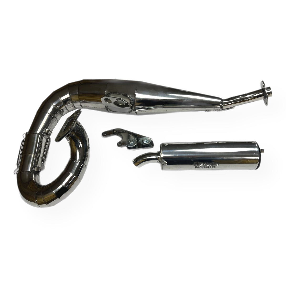 Lambretta Series 1 2 Li TV Sterling Expansion Performance Exhaust Polished Stainless Steel