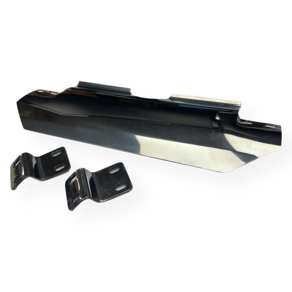 Lambretta Series 1 Li Centre Stand Splash Plate Polished Stainless Steel