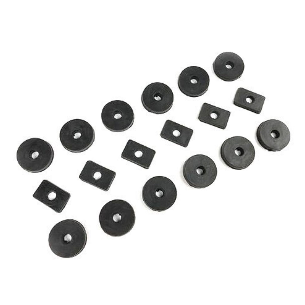 Lambretta Series 2 3 Li GP SX TV Floor Fixing Anti Vibration Rubber Mounts Kit - Black