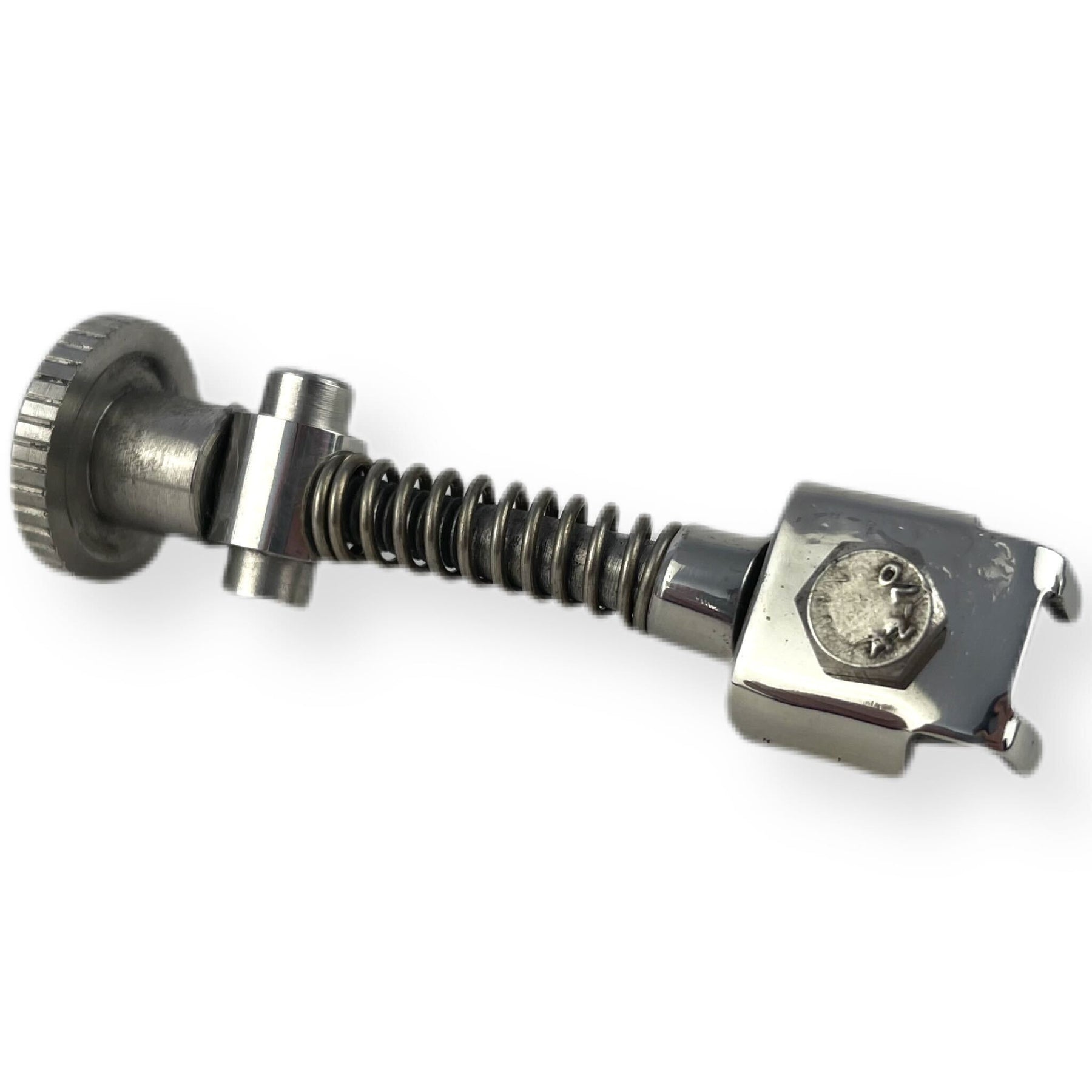 Lambretta Series 2 3 Li GP SX TV Rear Brake Cable Adjuster - Polished Stainless Steel