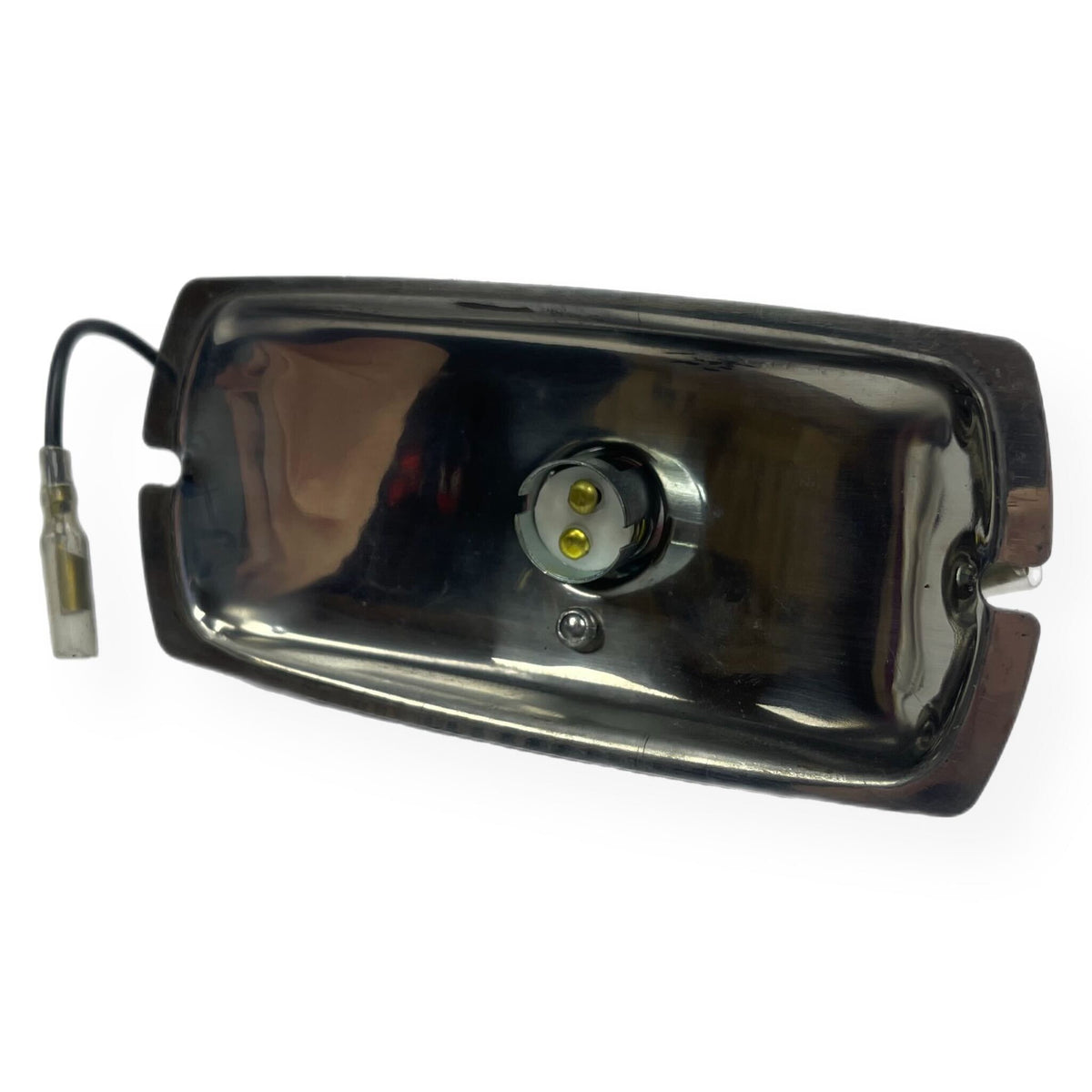 Lambretta Series 2 3 Li GP SX TV Rear light reflector - Stainless Steel