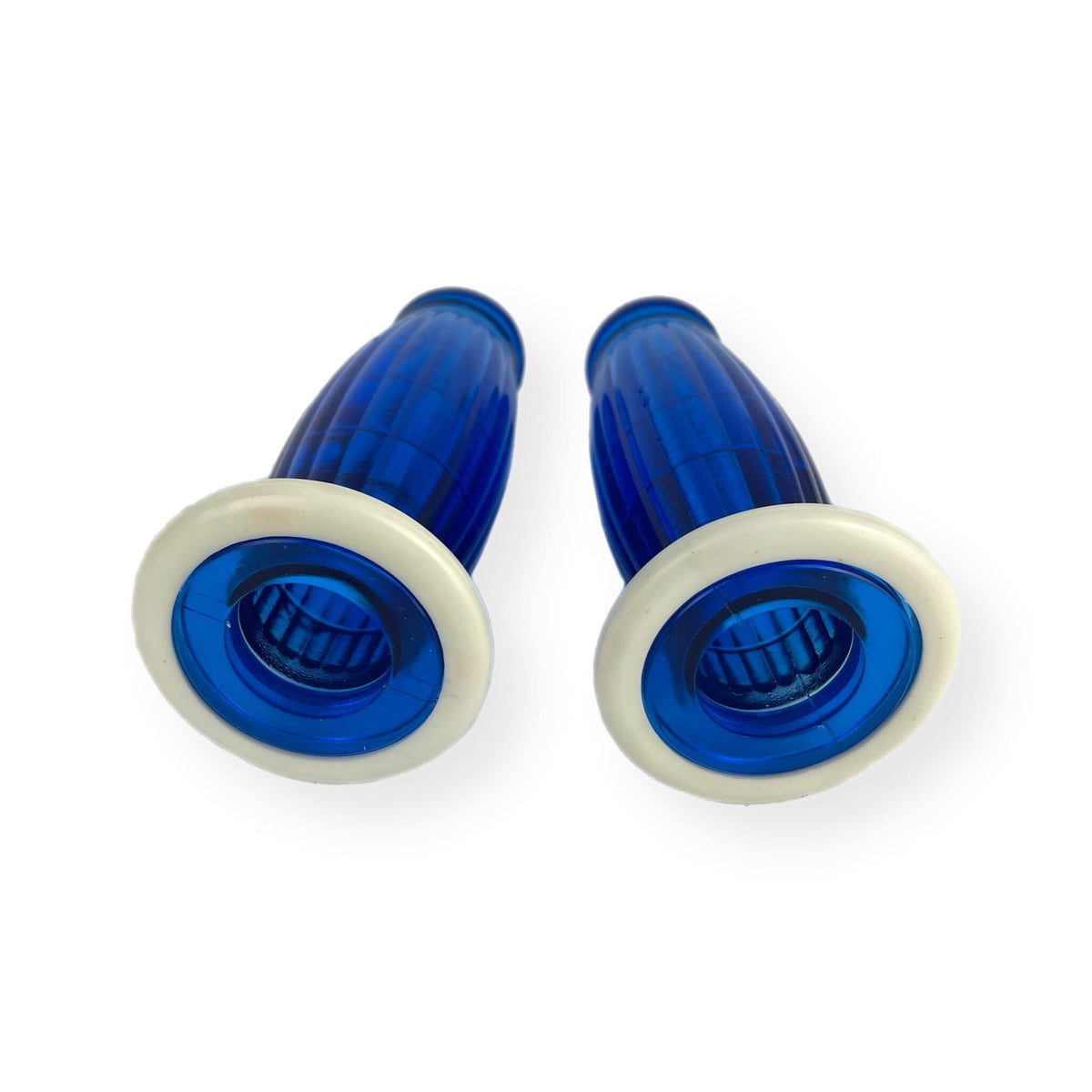 Lambretta Series 2 Li TV Balloon Grips Dot Type 27mm Blue
