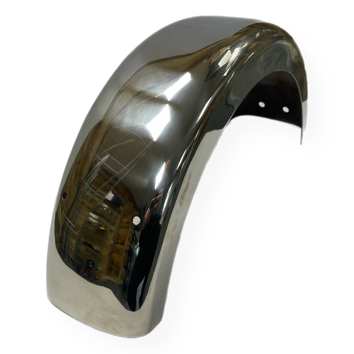 Lambretta Series 1 2 Li TV Rear Pressed Mudguard - Polished Stainless Steel