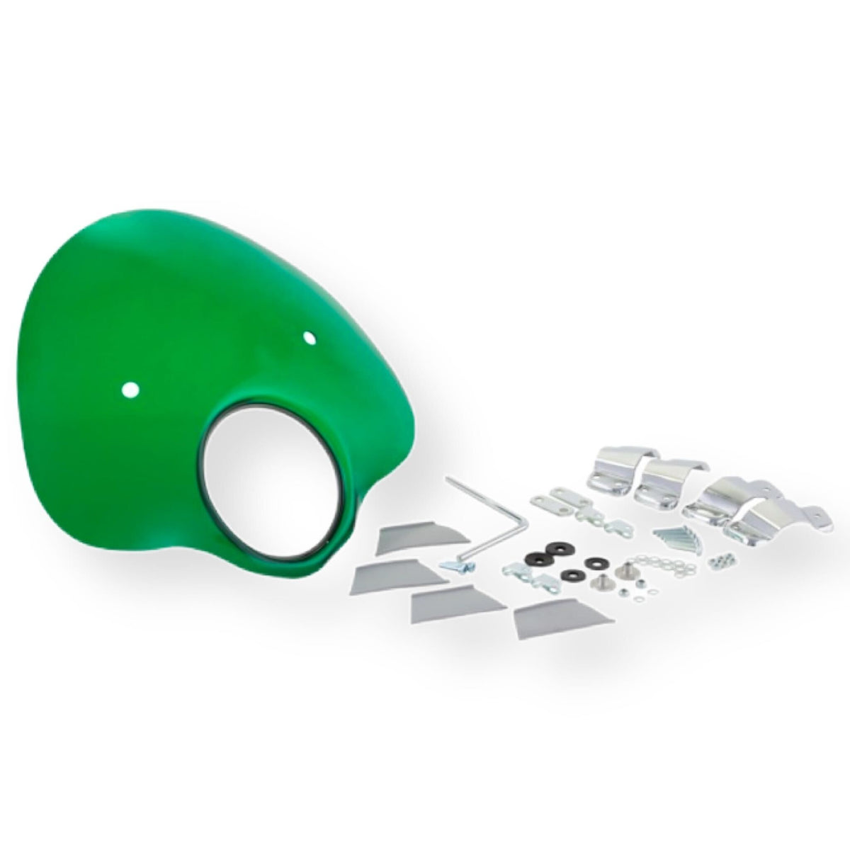 Lambretta Series 2 3 Li Bubble Screen Flyscreen Cuppini - Green