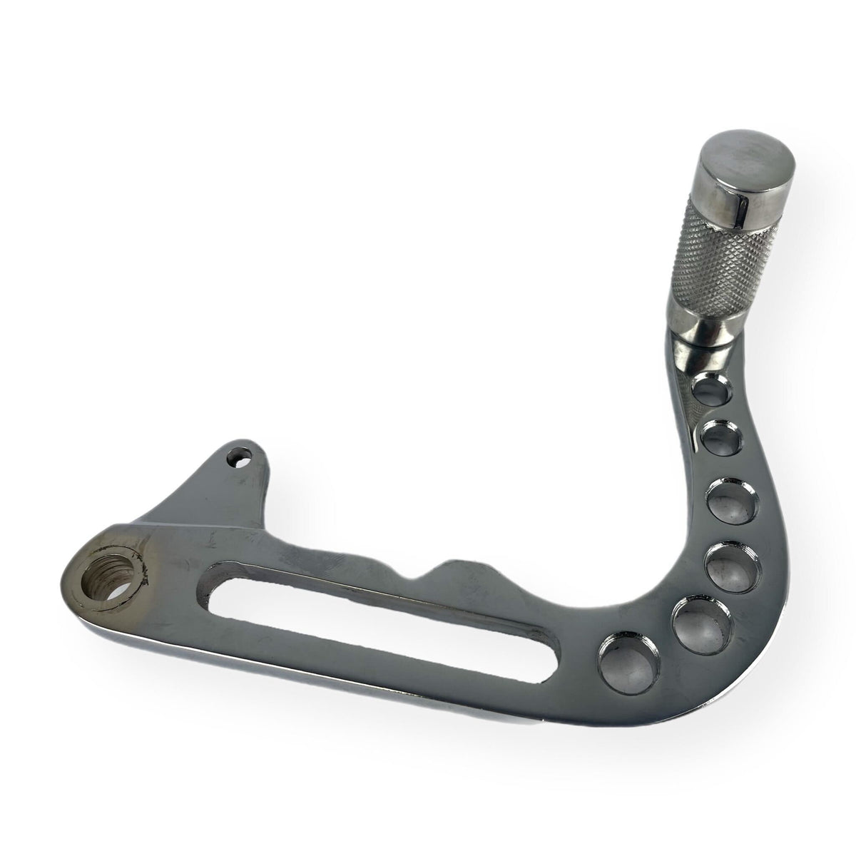 Lambretta Series 3 Li GP DL SX TV Chrome Billet Rear Brake Pedal w/ Alloy Peg - One Piece Design