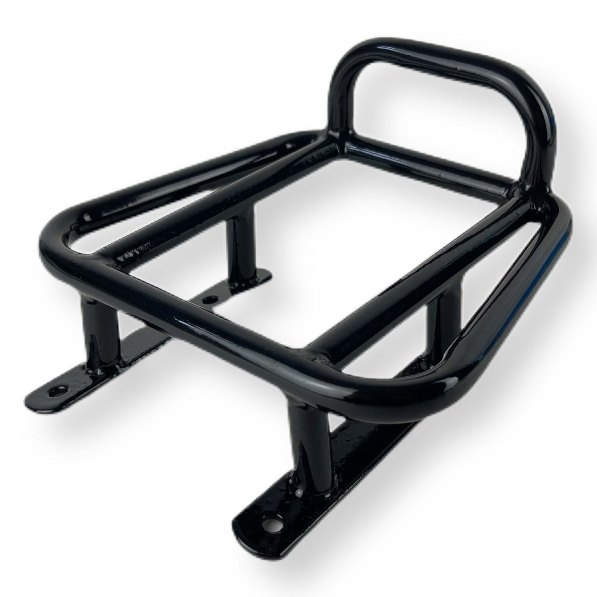 Lambretta Series 3 Li GP SX TV AF Style Mini Ancillotti Rear Sprint Rack Carrier - Powder Coat Black