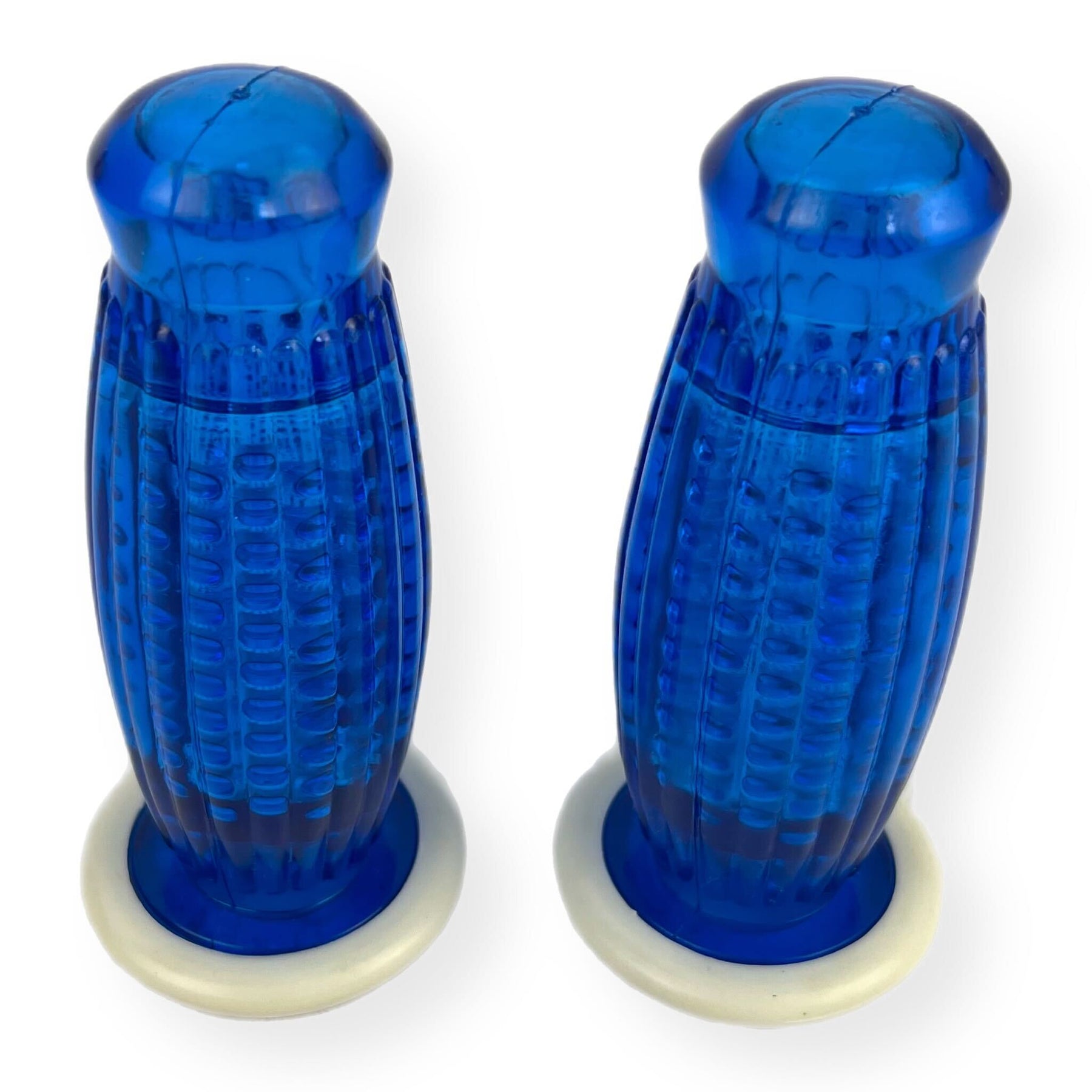 Lambretta Series 3 Li GP SX TV Balloon Grips Dot Type 22mm - Blue