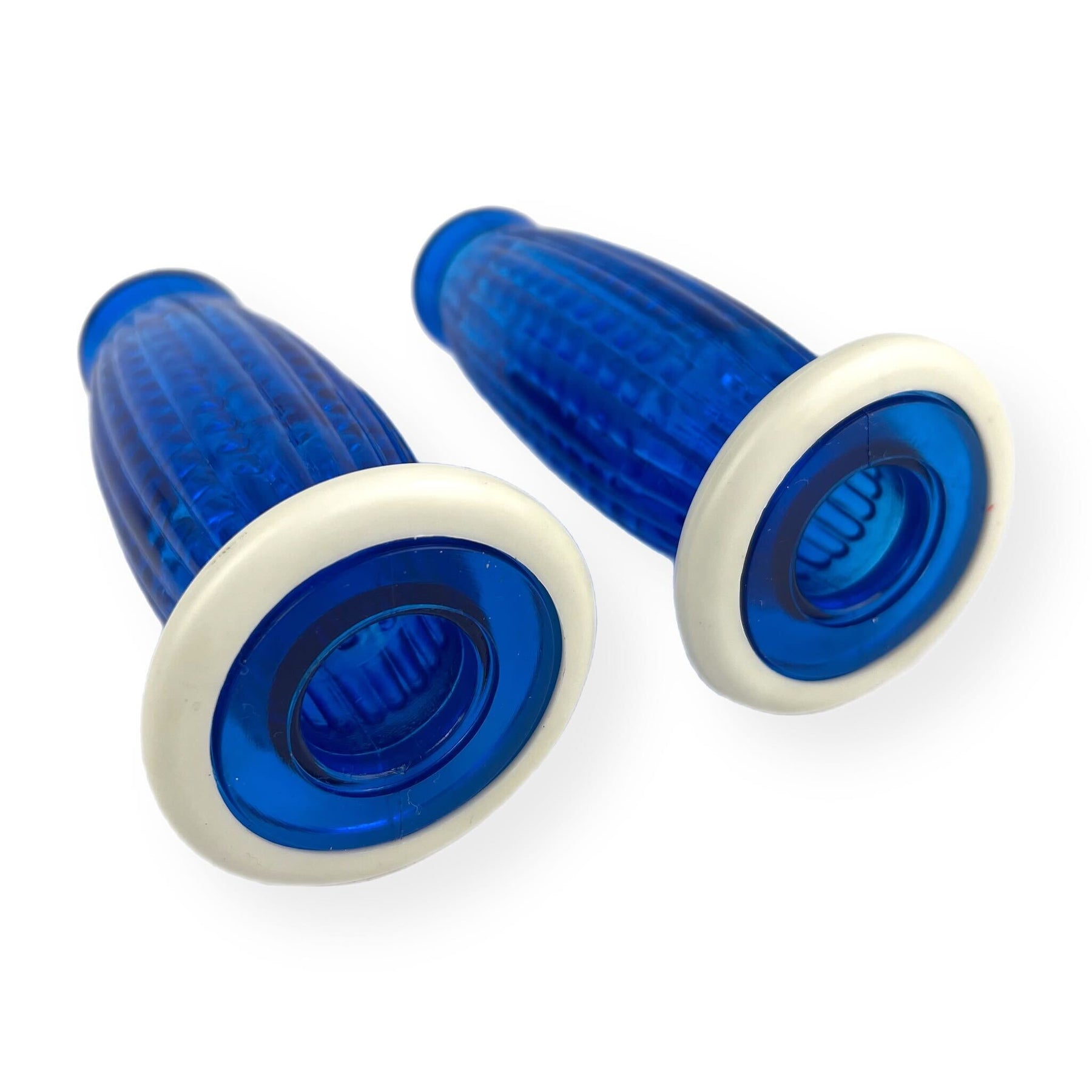 Lambretta Series 3 Li GP SX TV Balloon Grips Dot Type 22mm - Blue