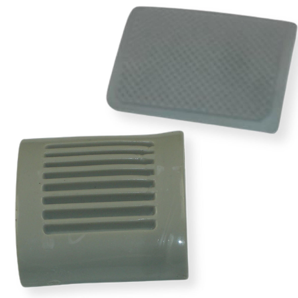 Lambretta Series 3 Li GP SX TV Kickstart and Brake Pedal Rubber Bundle - Grey