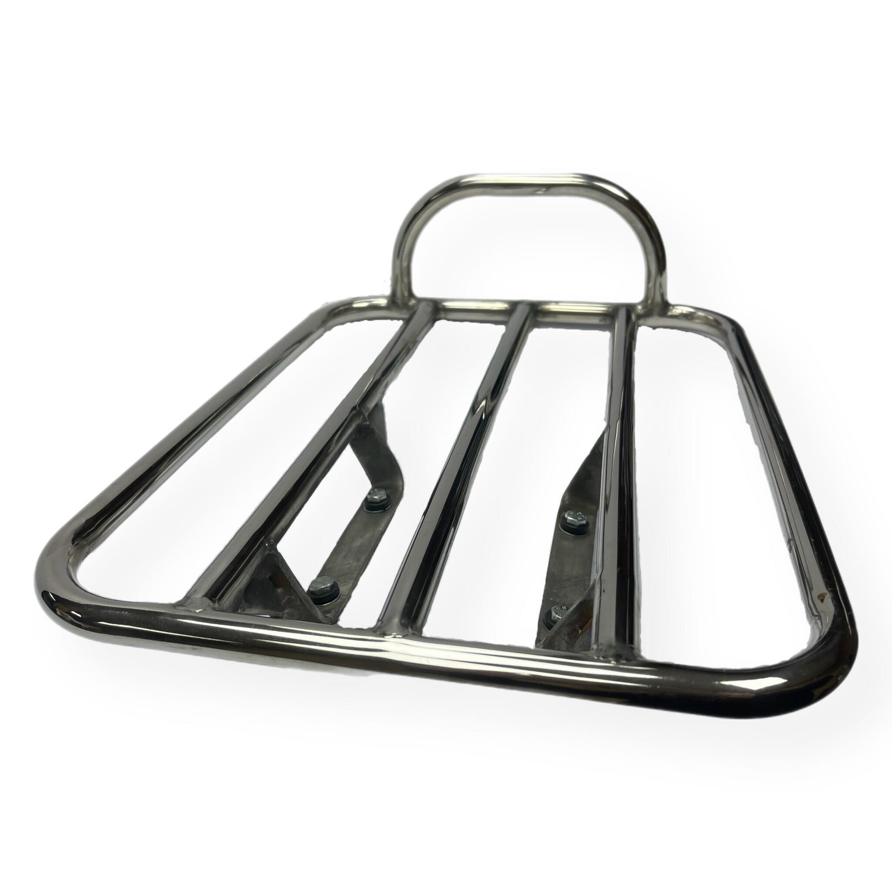 Lambretta Series 3 Li GP SX TV Large Rear Sprint Rack Polished Stainless - 30x40cm