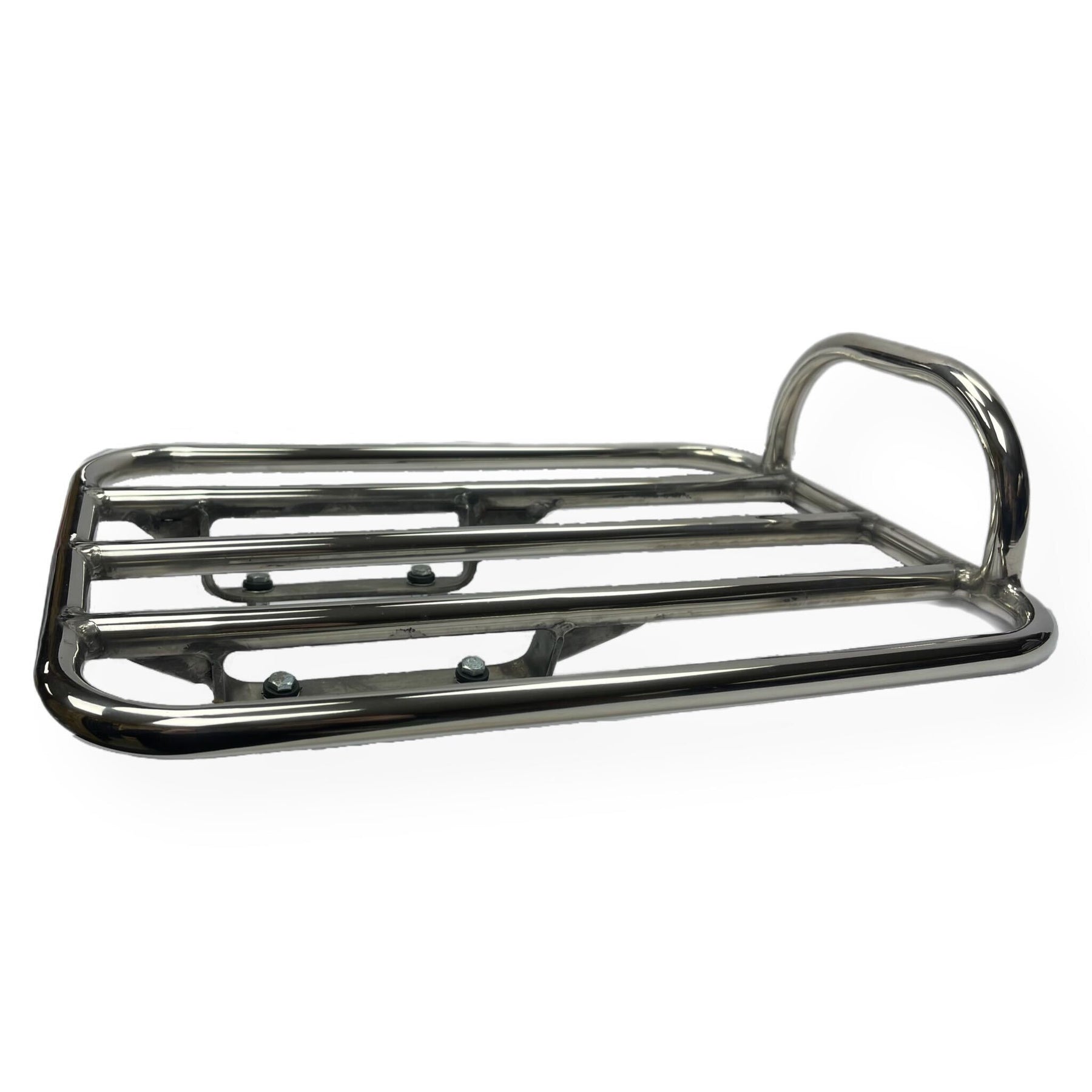 Lambretta Series 3 Li GP SX TV Large Rear Sprint Rack Polished Stainless - 30x40cm