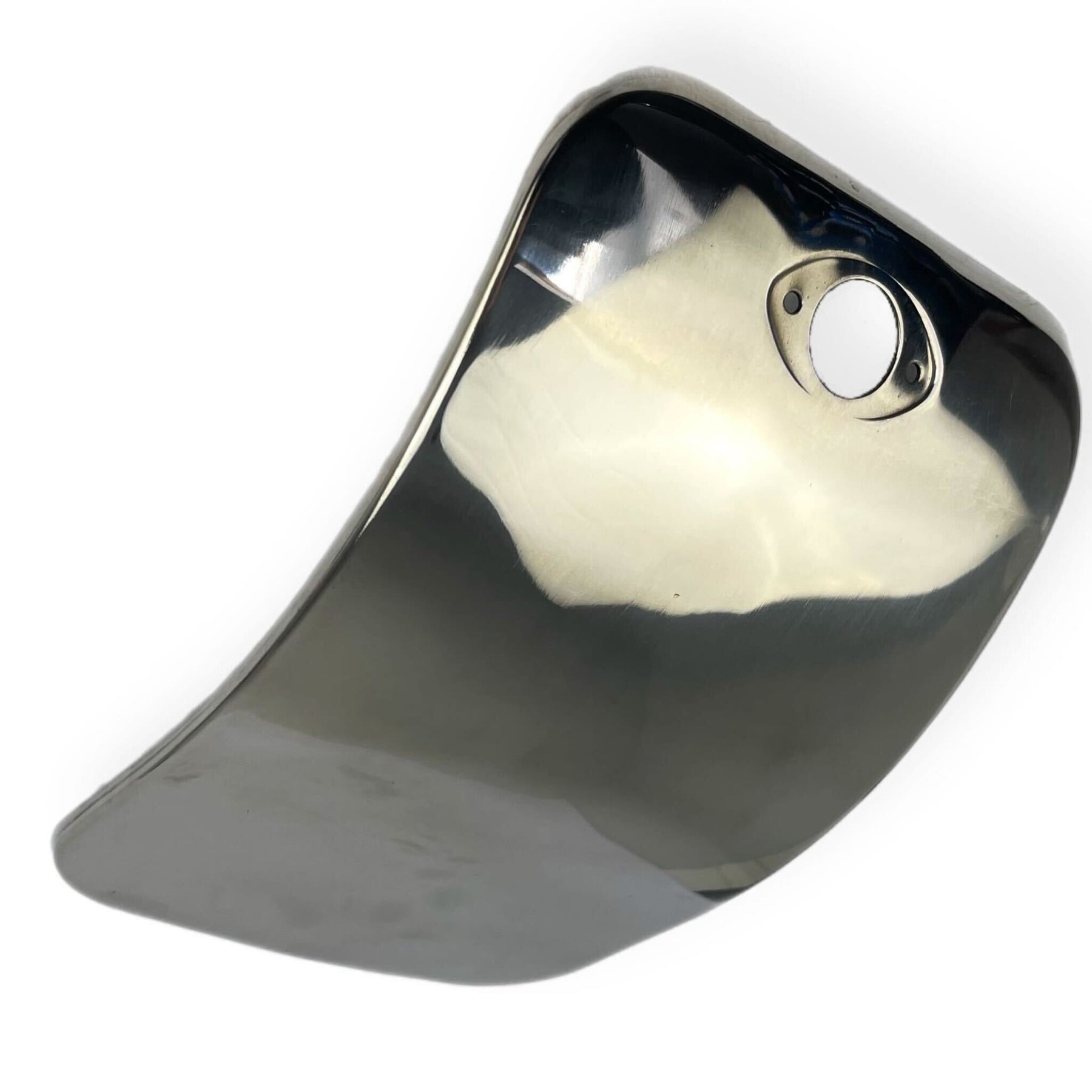 Lambretta Series 3 Li GP SX TV Tool Box Lid Door - Polished Stainless Steel