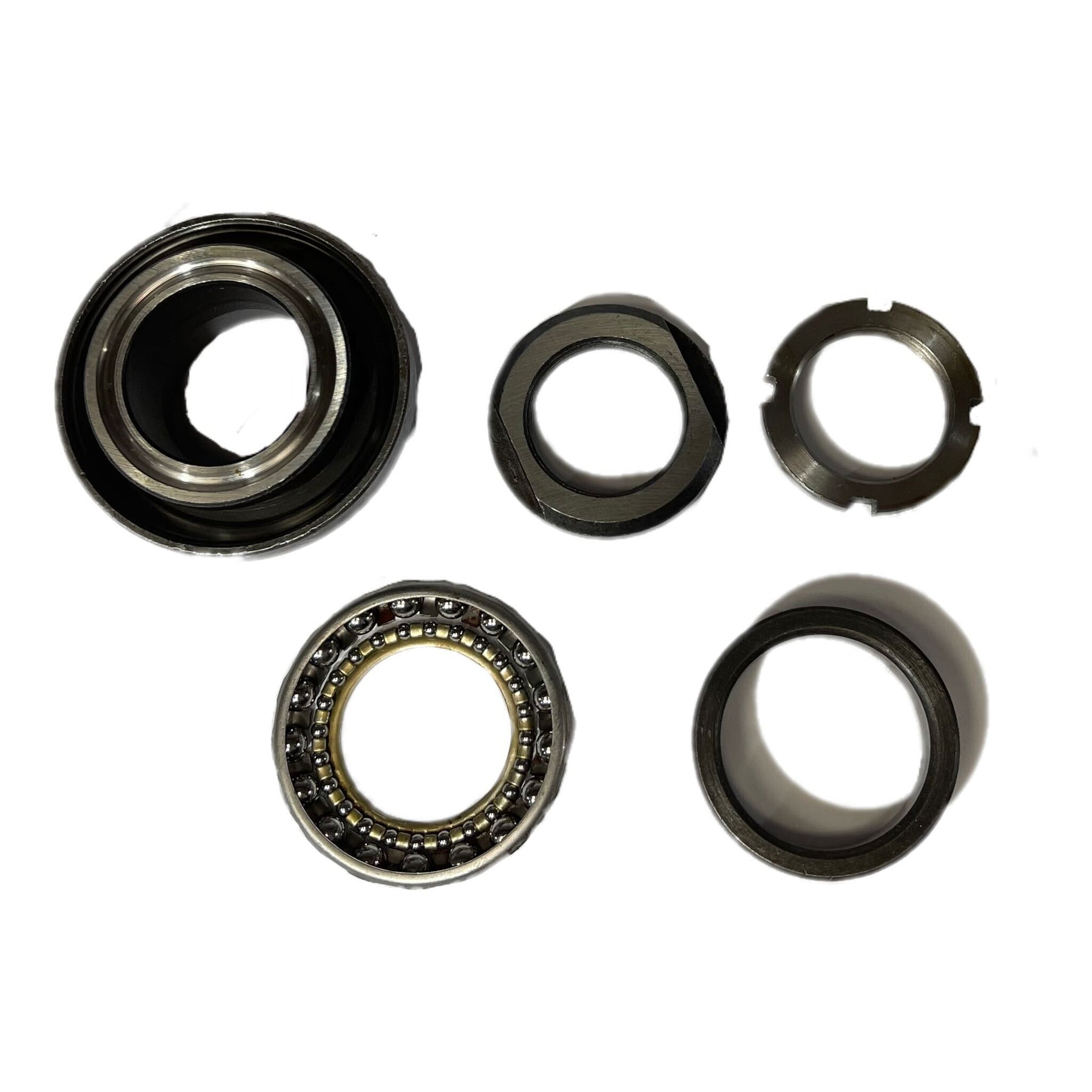 Lambretta Series 3 Li LiS SX TV GP DL (Non Chrome Ring) Steering Bearing Full Kit