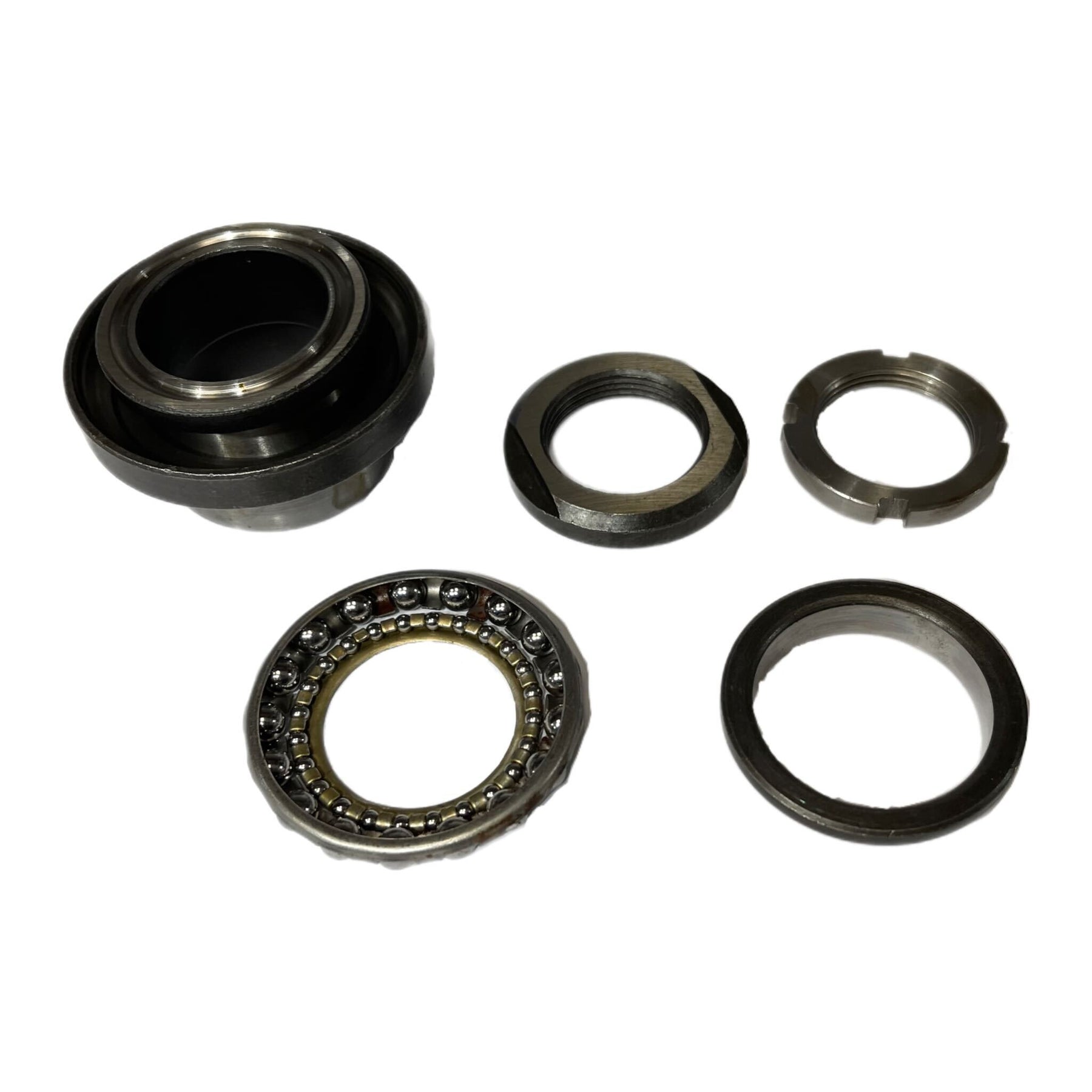 Lambretta Series 3 Li LiS SX TV GP DL (Non Chrome Ring) Steering Bearing Full Kit