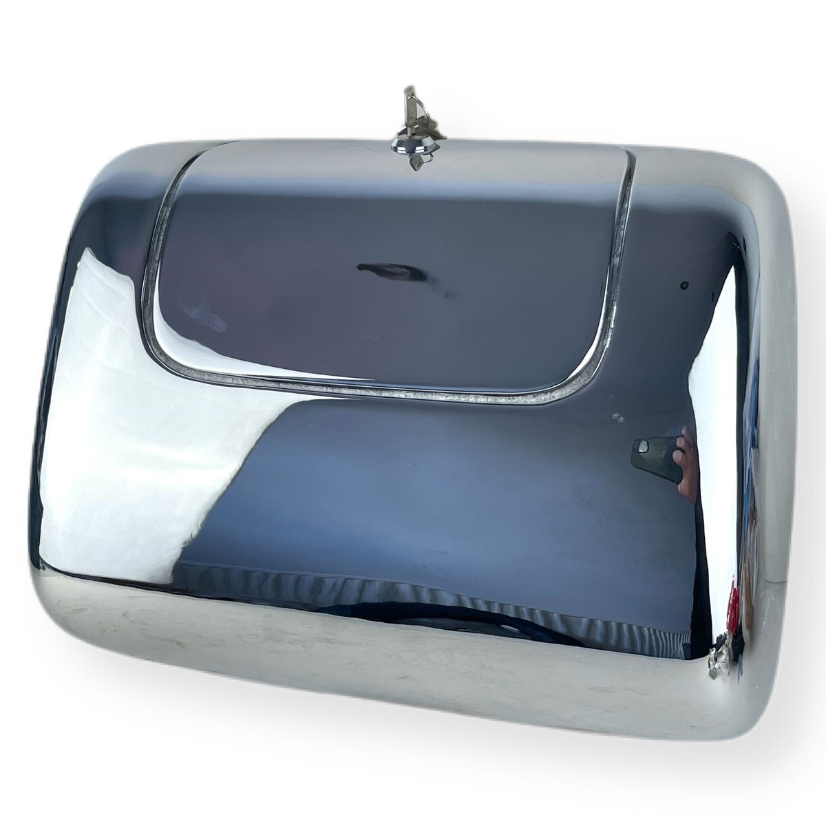 Lambretta GP DL Inside Legshield Tool Box Rally Style Flush - Chrome