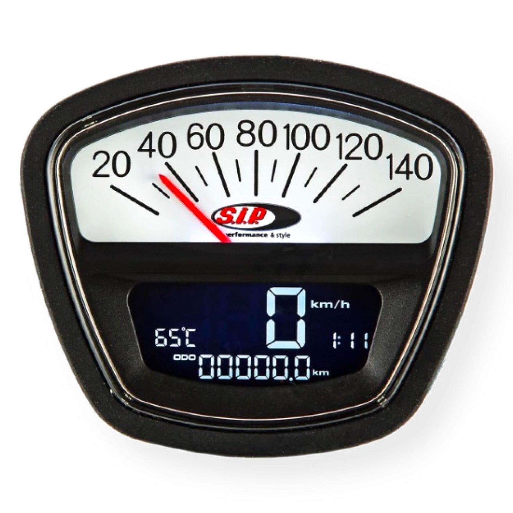 Lambretta Series 3 Li SX TV GP DL SIP Speedometer Rev Counter - White