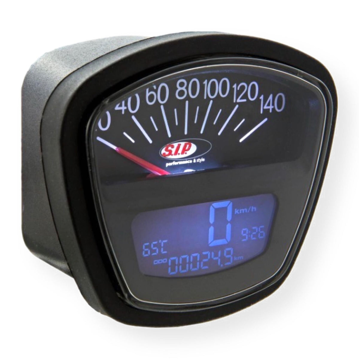 Lambretta Series 3 Li SX TV GP SIP Speedometer Rev Counter - Black