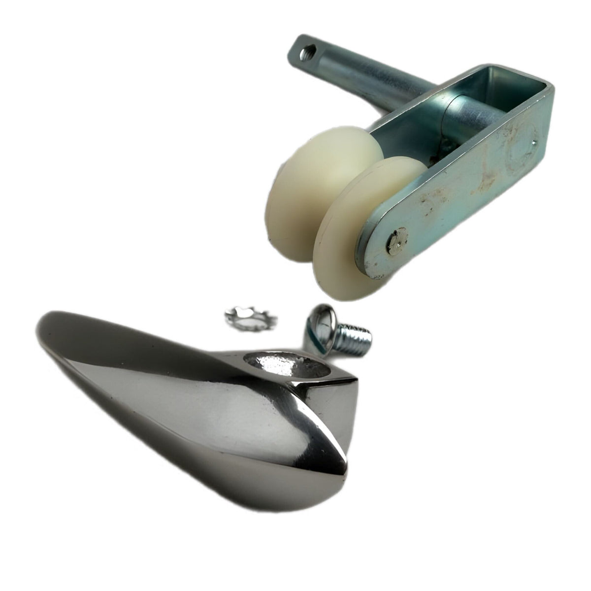 Lambretta Series 3 Li SX TV LIS J50 J100 J125 (-1965) Casa Lambretta Side Panel Handle & Roller - Right Hand Side