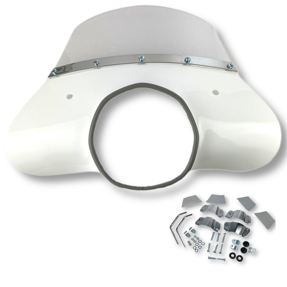 Lambretta Series 3 Li Special SX TV MOD Style Flyscreen - White