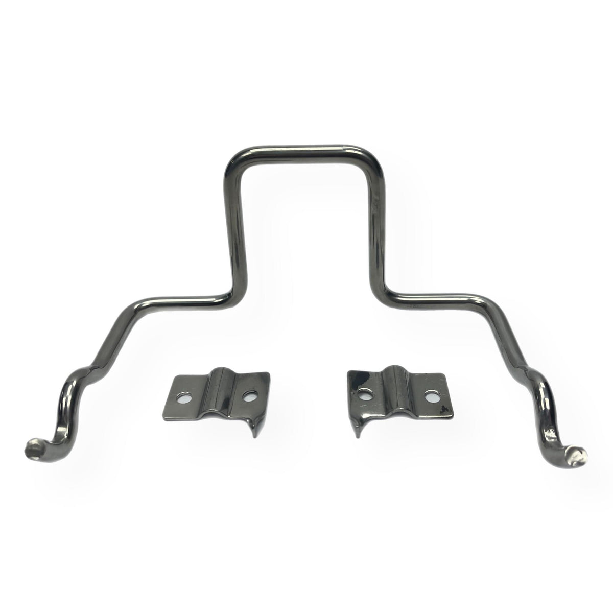 Lambretta Series 3 Li SX TV Side Panel Holding Spring Clip & Plates Stainless Steel