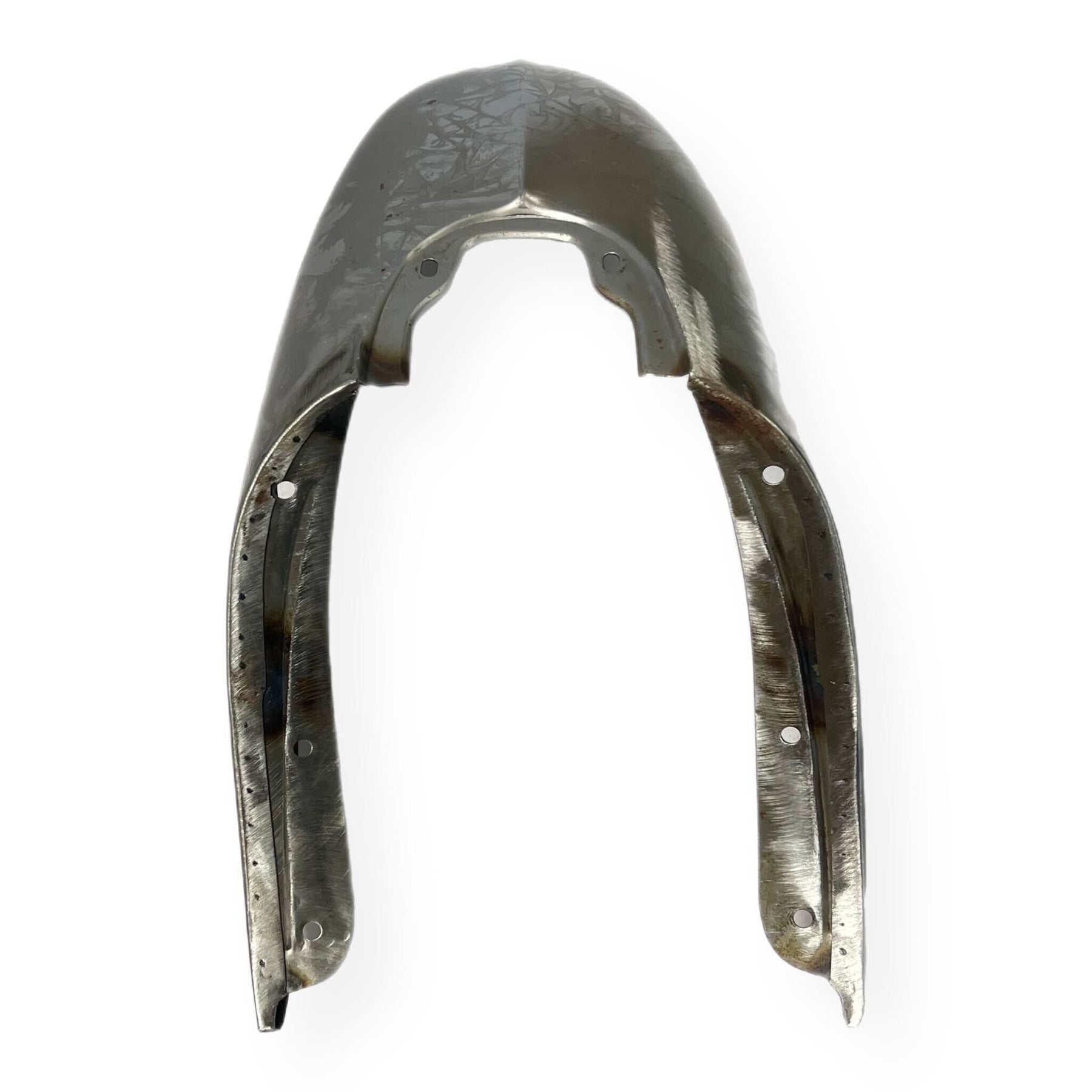 Lambretta Series 3 Li Serveta Jet 200 Front Mudguard - Bare Metal