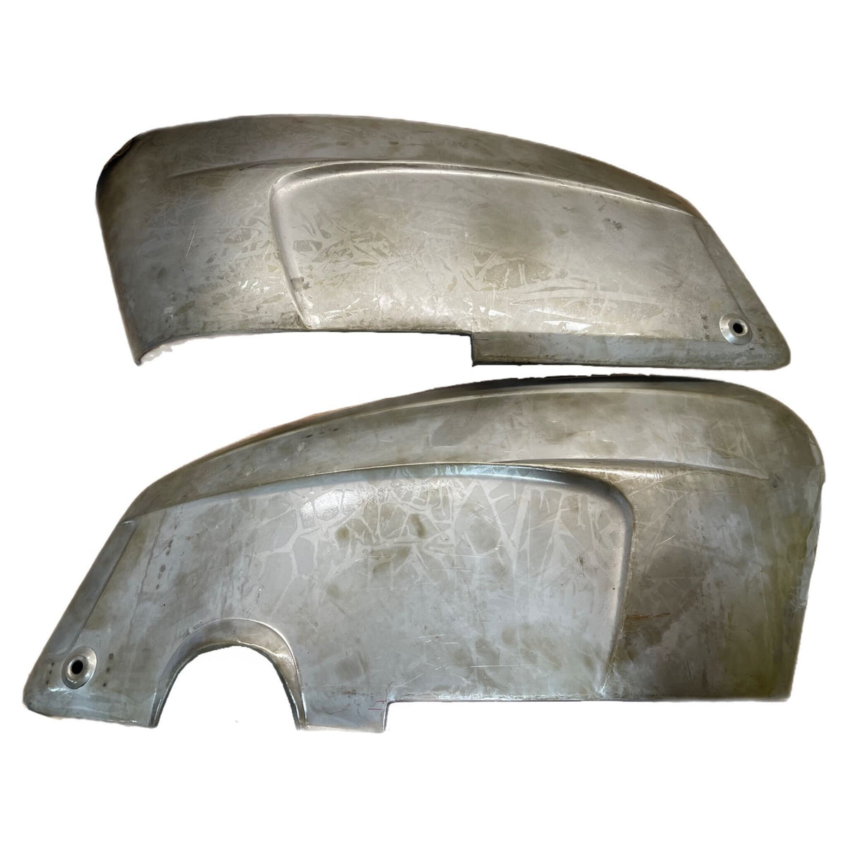 Lambretta Series 3 Li Special SX TV Side Panels With Handle Holes - Bare Metal