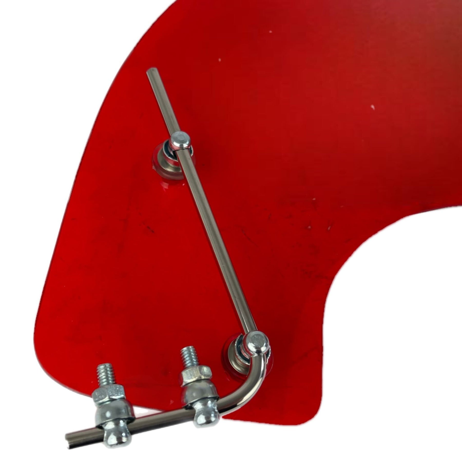 Lambretta Series 3 Li Bubble Screen Flyscreen - Red