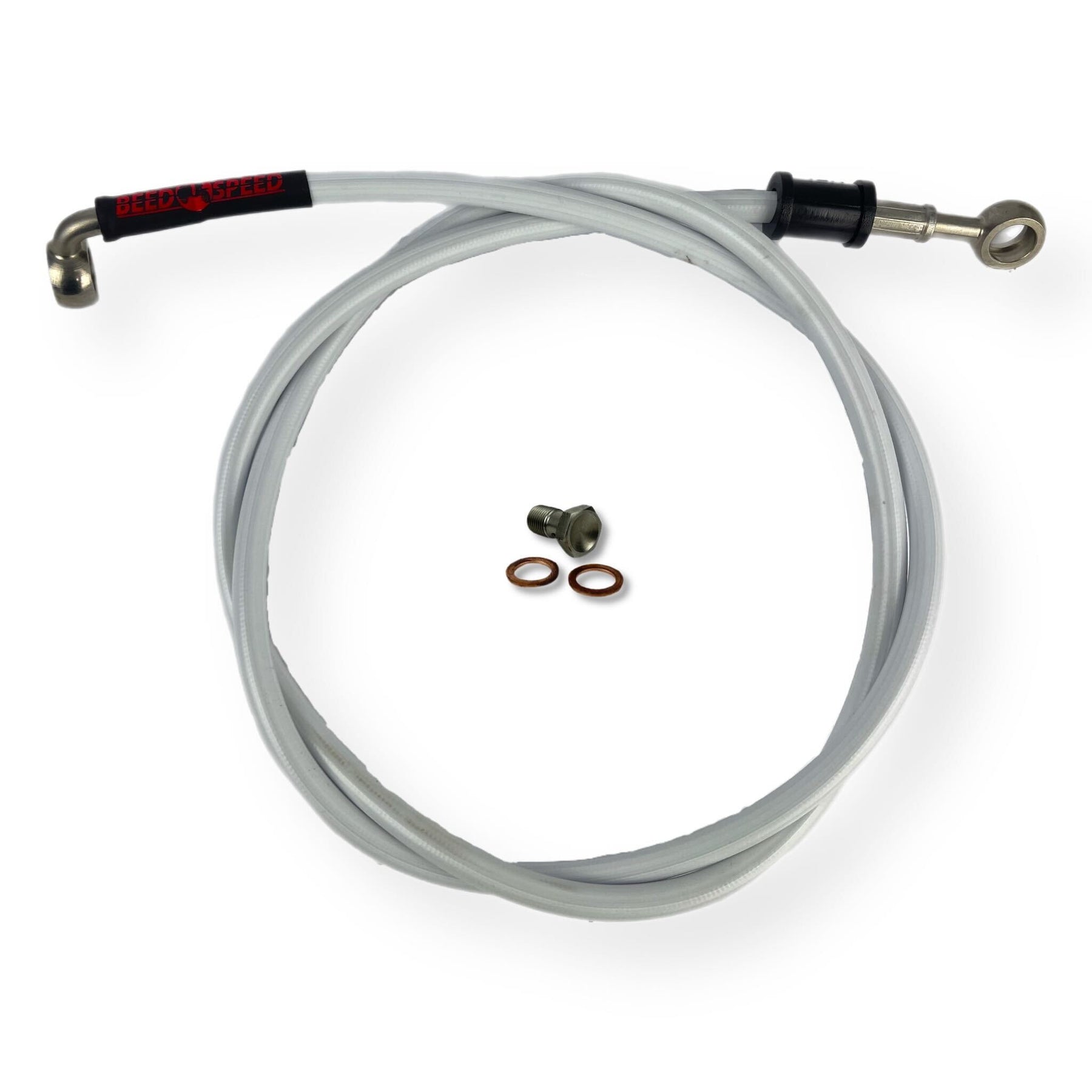 Lambretta Series 1 2 3 Li GP SX TV HEL Stainless Outboard Front Disc Brake Hydraulic Hose - 14 Colour Options